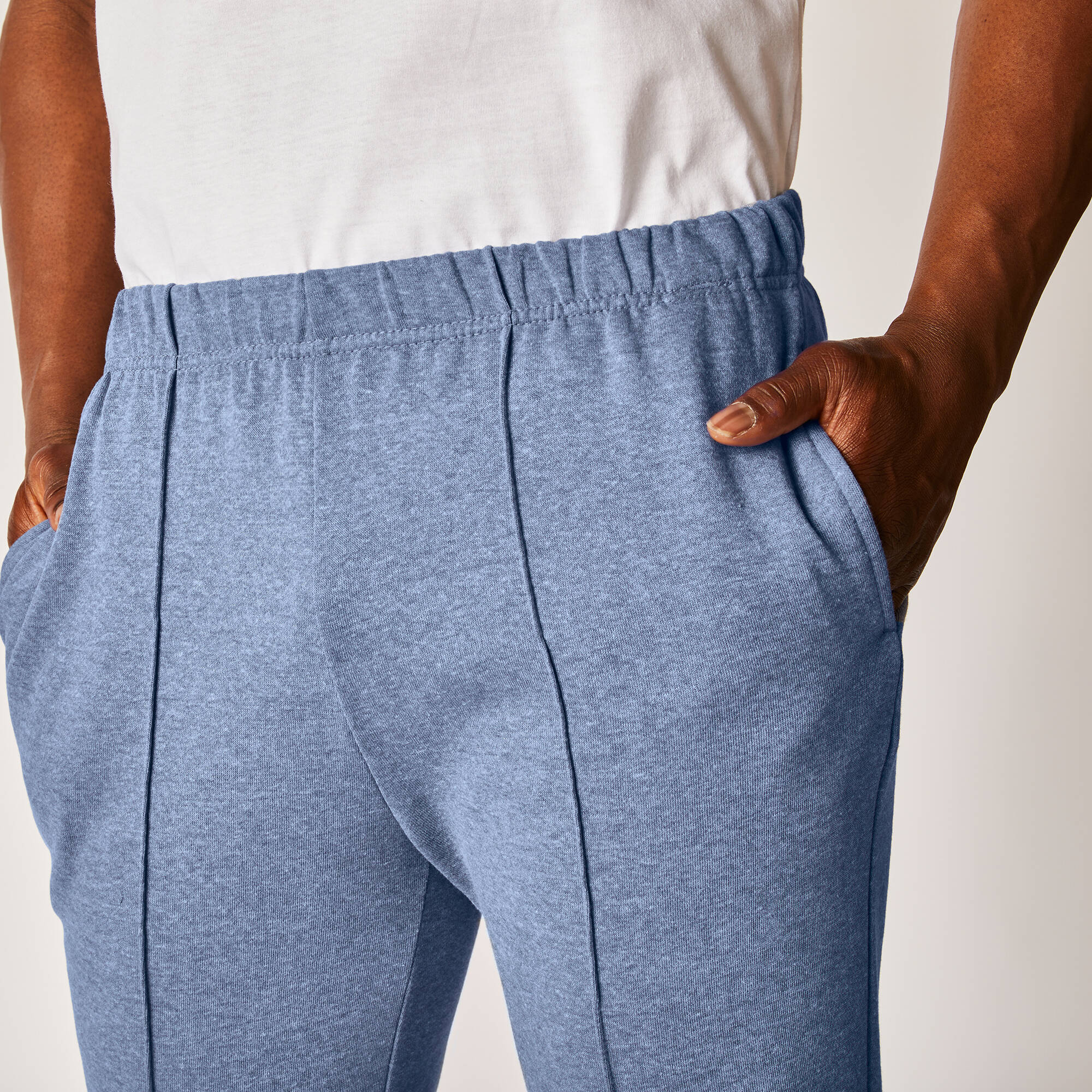 Pantalon loisirs molleton bas resserrs - Blancheporte 26$