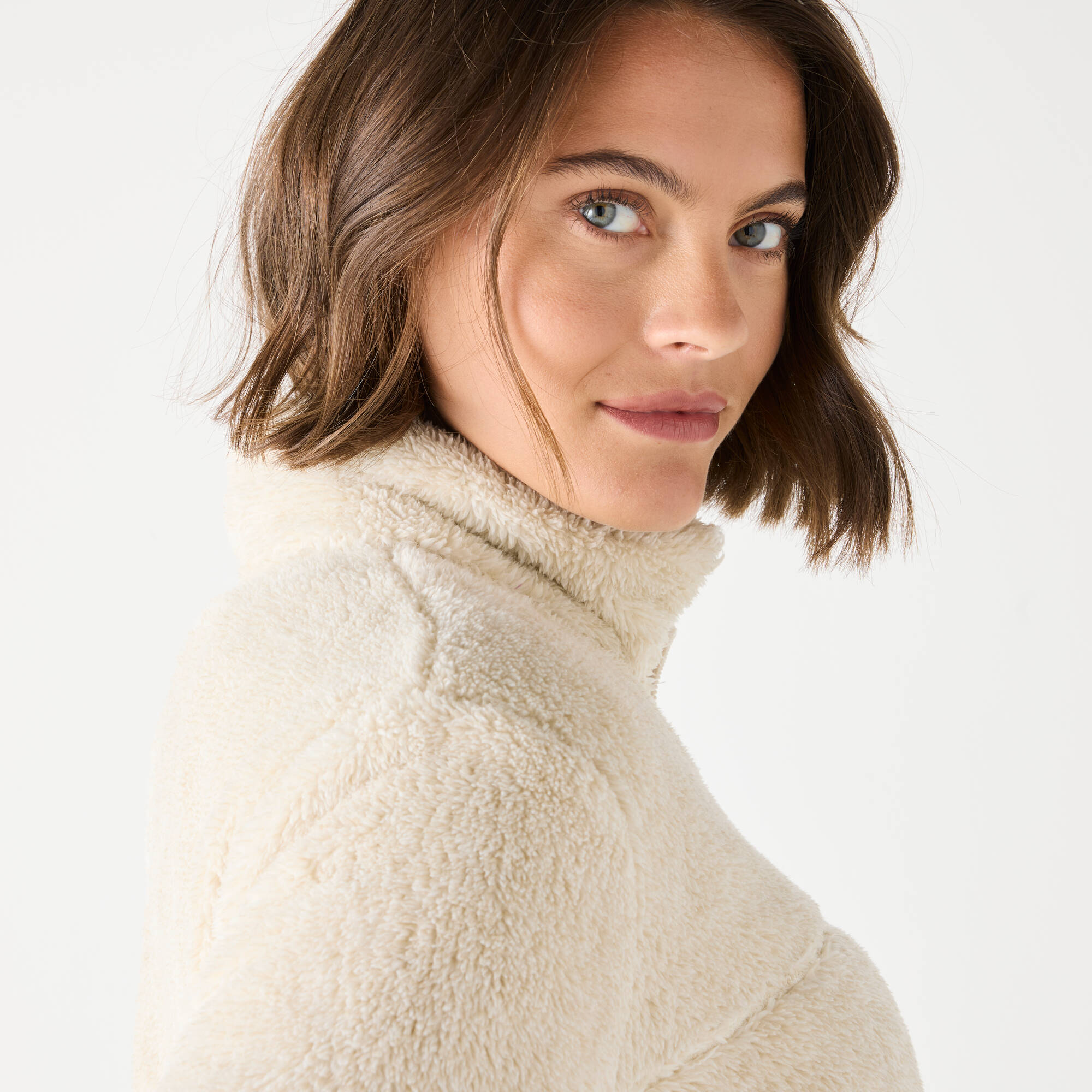 Sweat zipp maille peluche - Blancheporte 15$