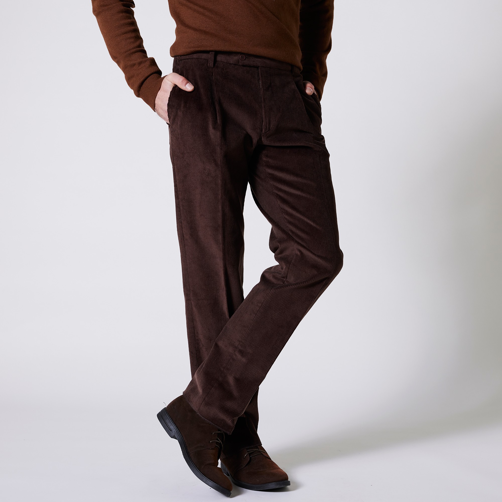 Pantalon homme taille élastiquée sans braguette outlet