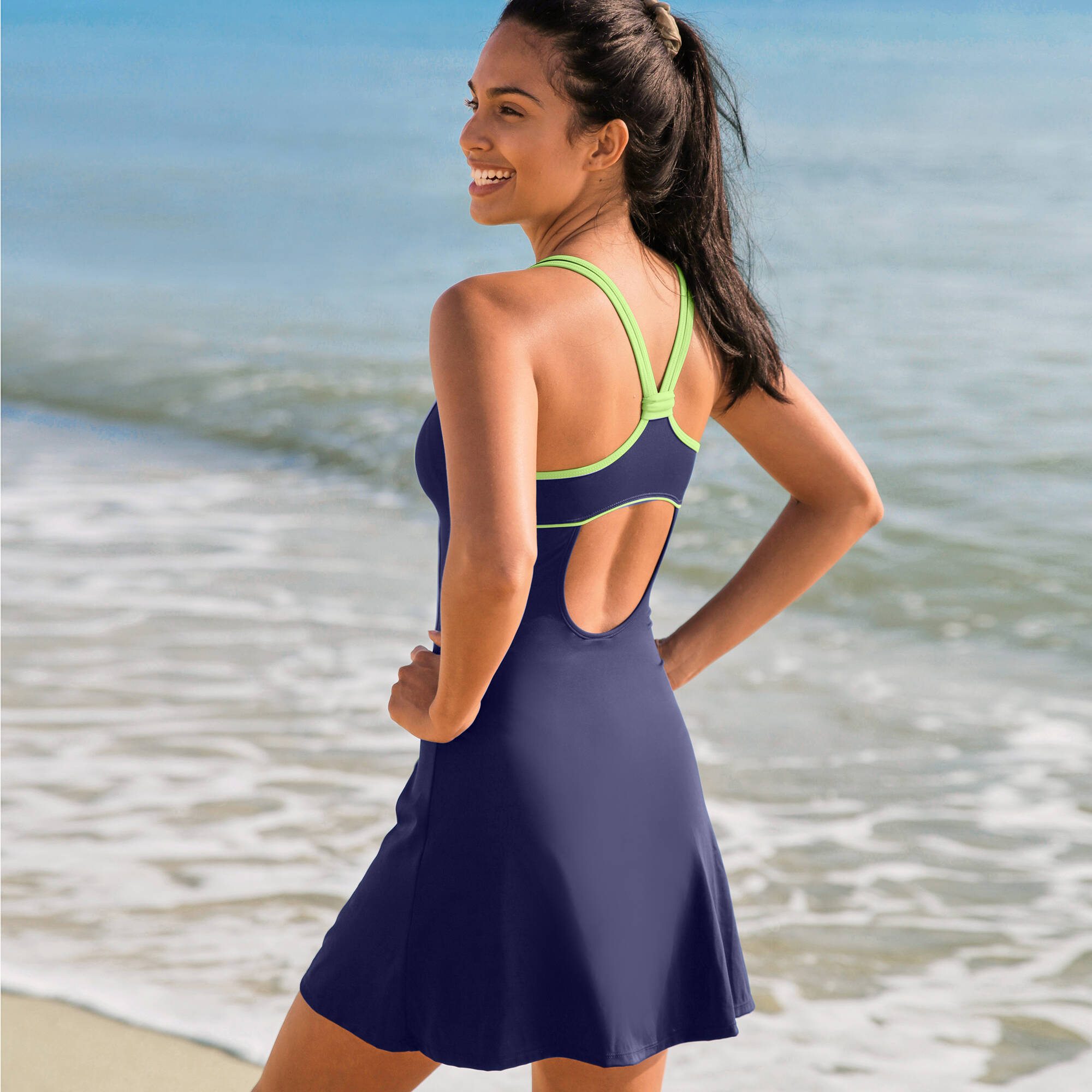 Maillot jupette femme online