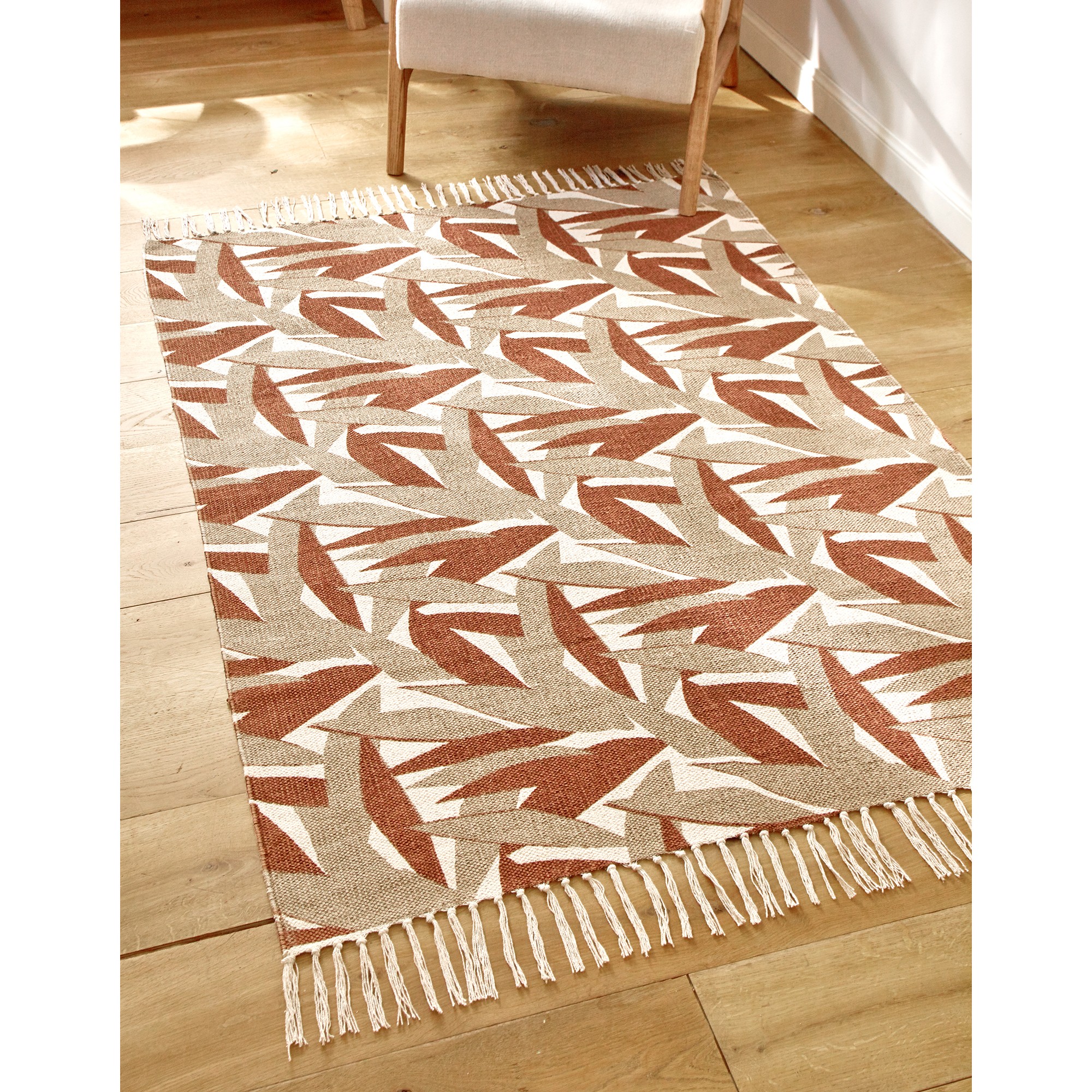Tapis Tissé Grand Format Imprimé Jungle - Rectangulaire - Blancheporte