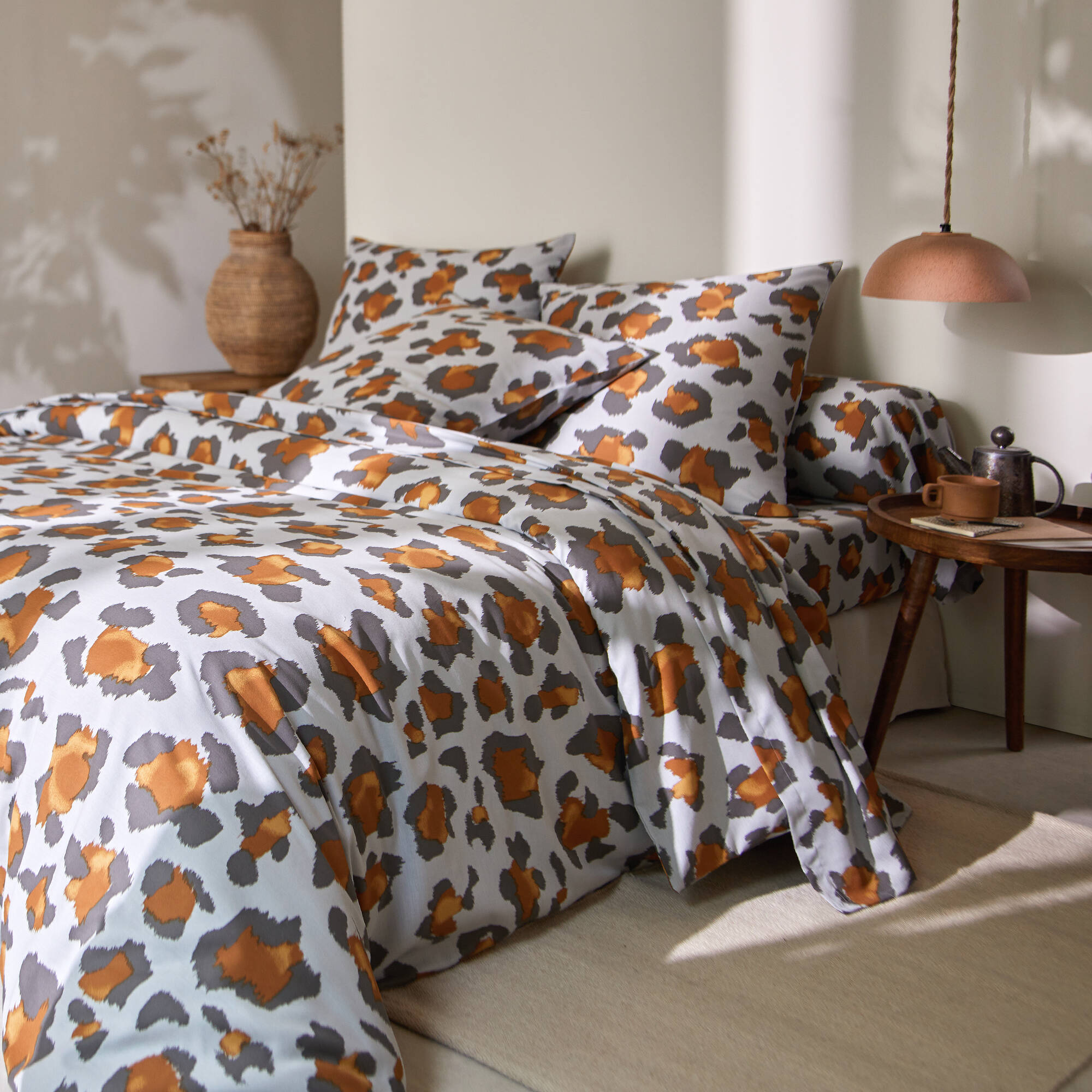 Linge de lit Pedro en polycoton imprimé peau de bête - Blancheporte