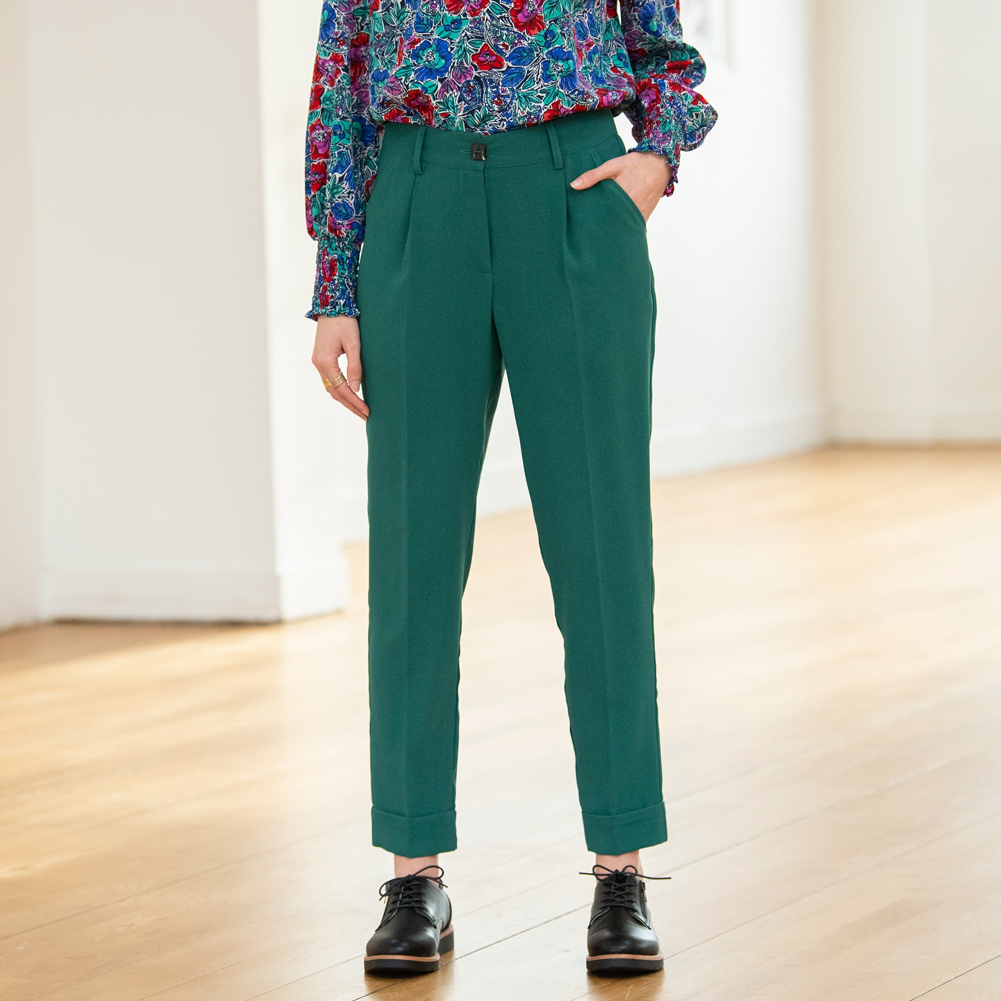 Pantalon 7/8ème Fuselé Fluide - Blancheporte