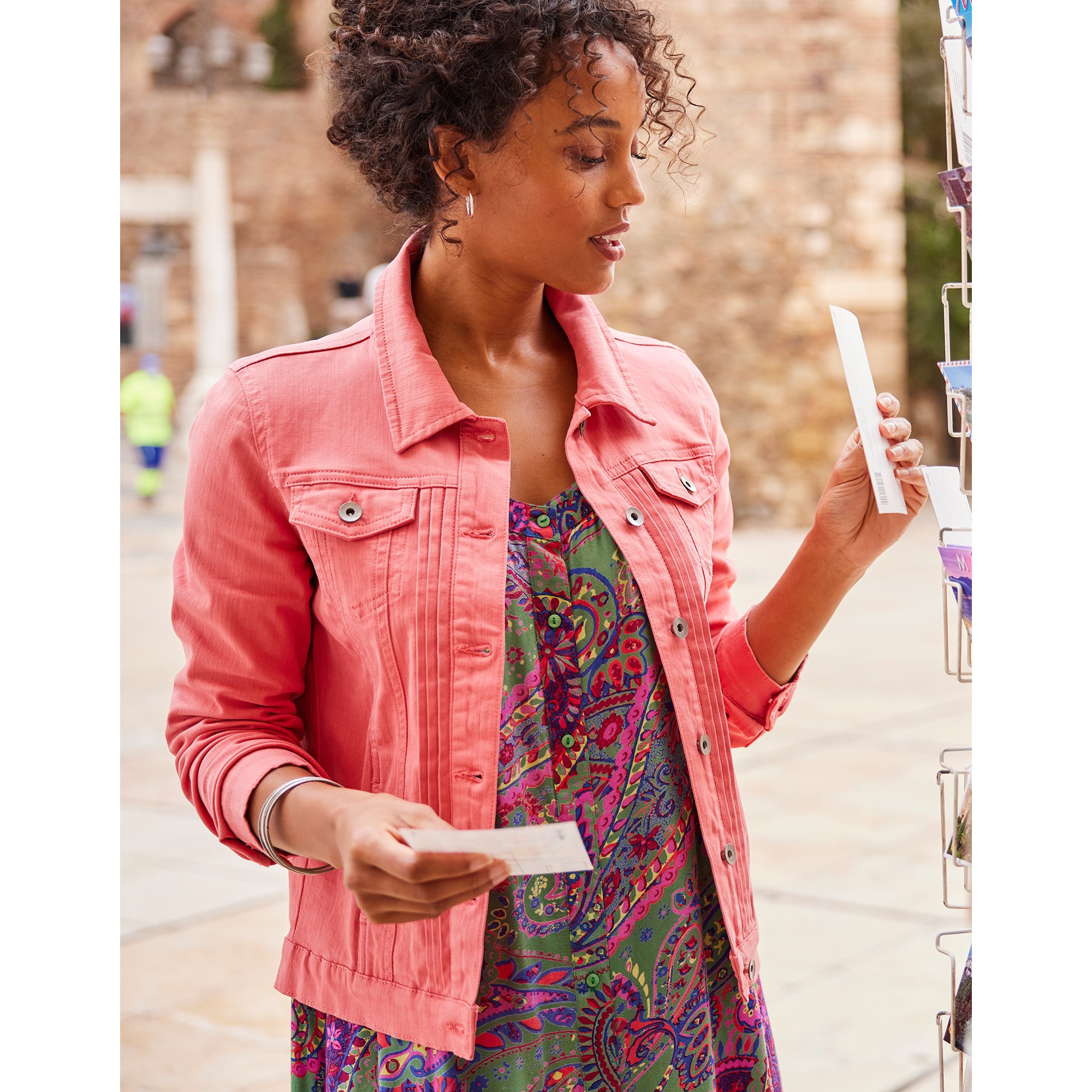 Veste Boutonnée Plis Fantaisie - Blancheporte