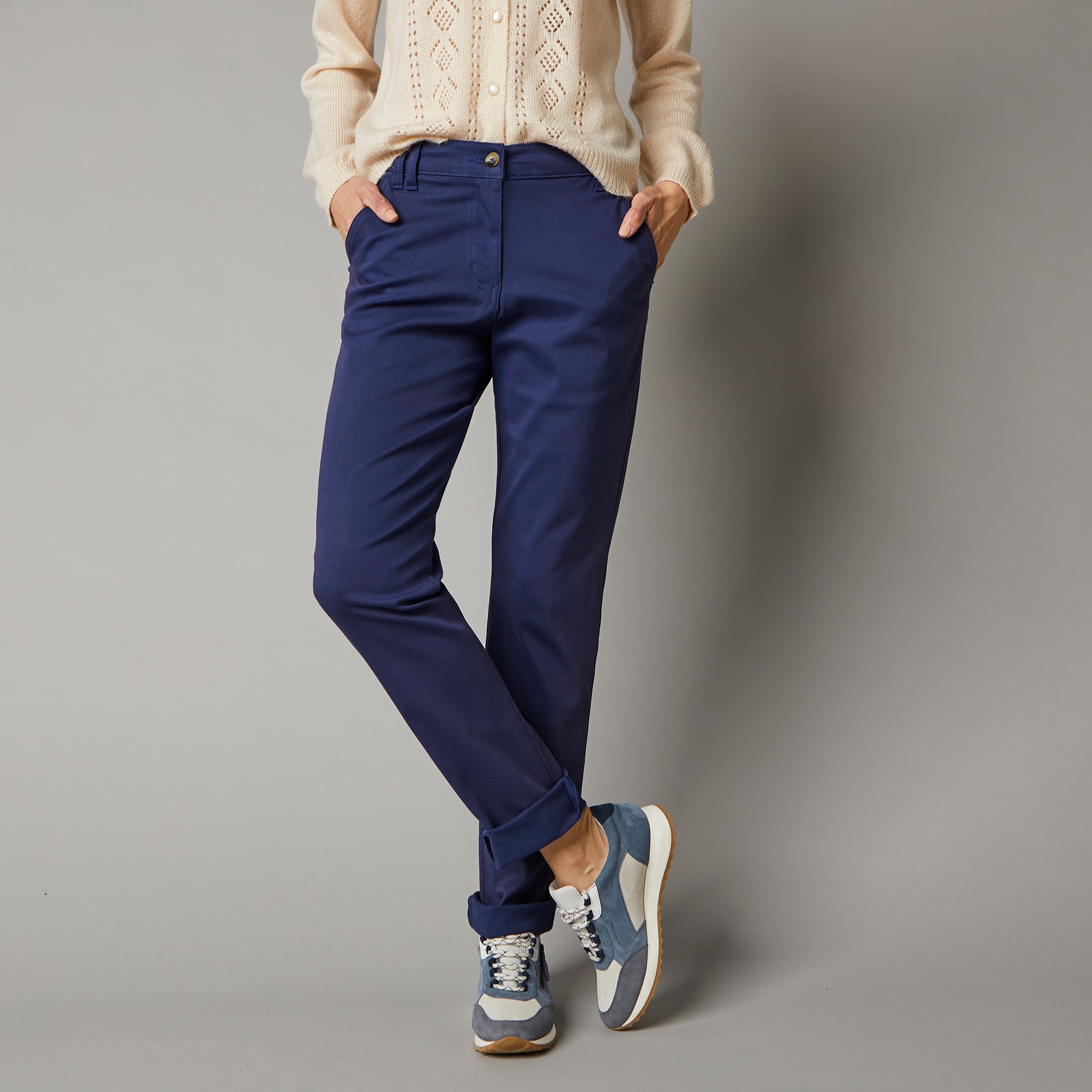 Pantalon blanche hot sale porte