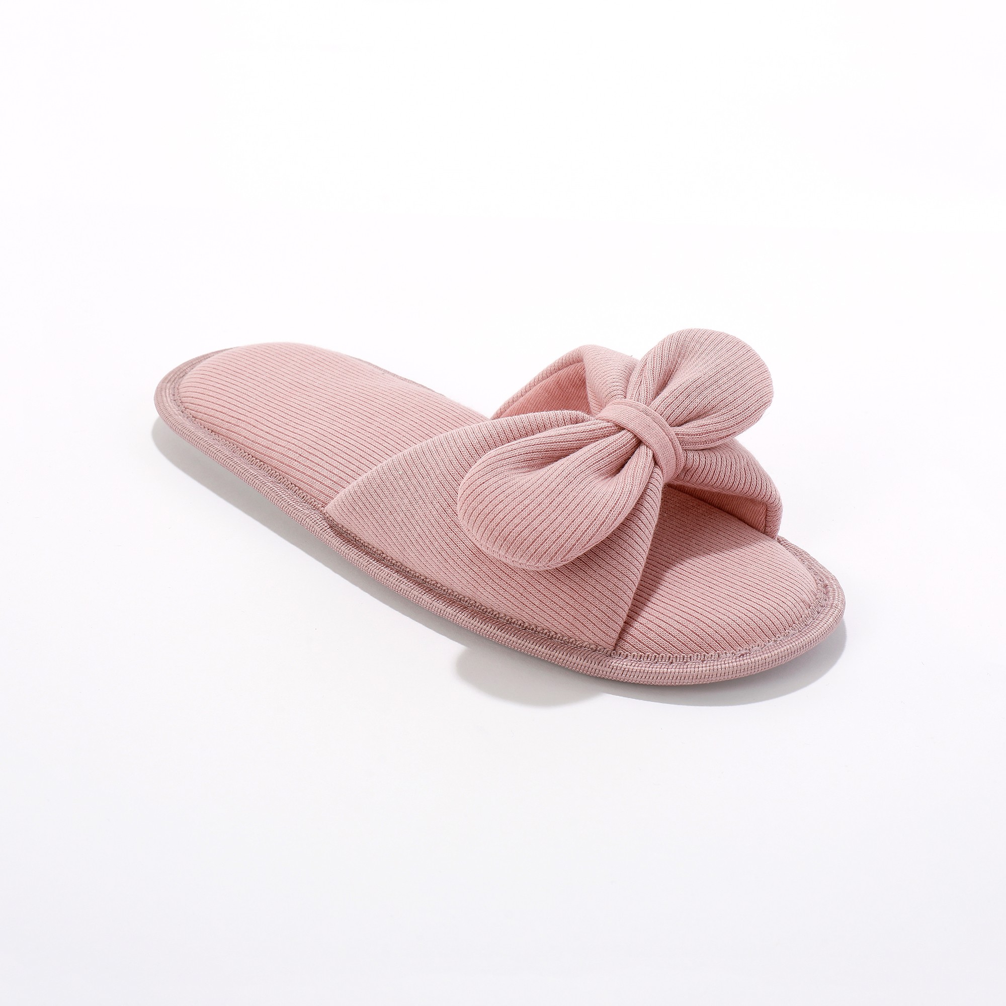 Mules Plates À Noeuds Unies Bout Ouvert - Blancheporte