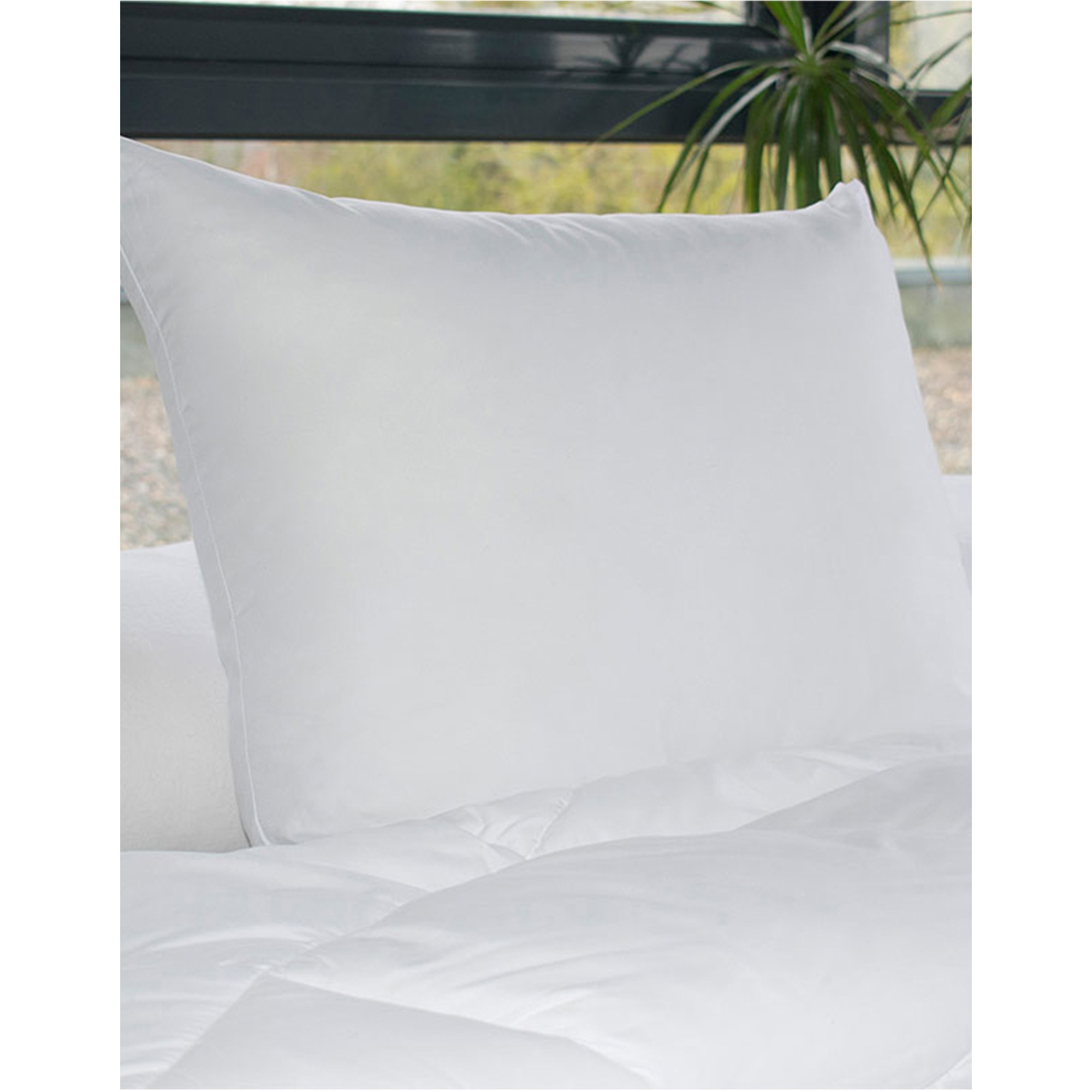 Oreiller anti-transpiration en microfibre Passerelle® confort ferme - Oreiller : 60x60cm - Blanc - B