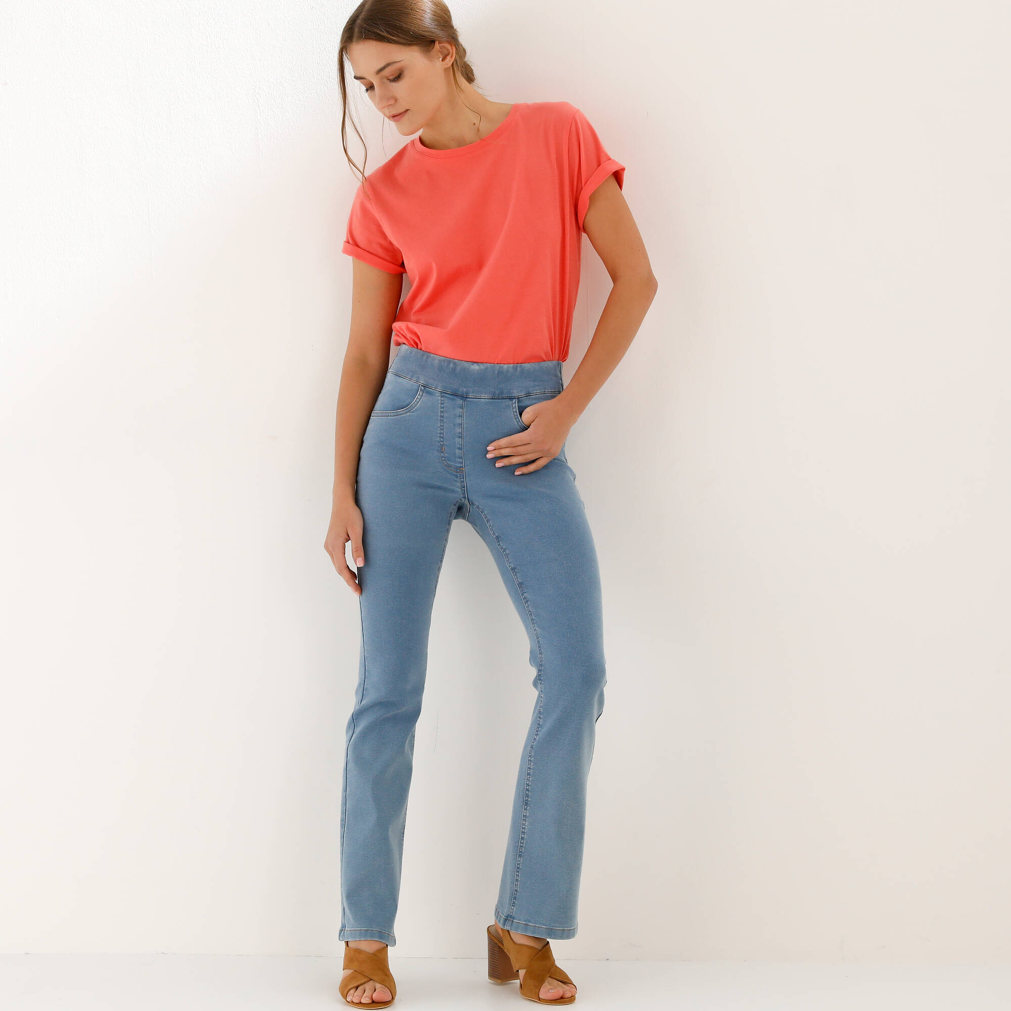 Jean bootcut ultra confort petite stature - Blancheporte 40 €