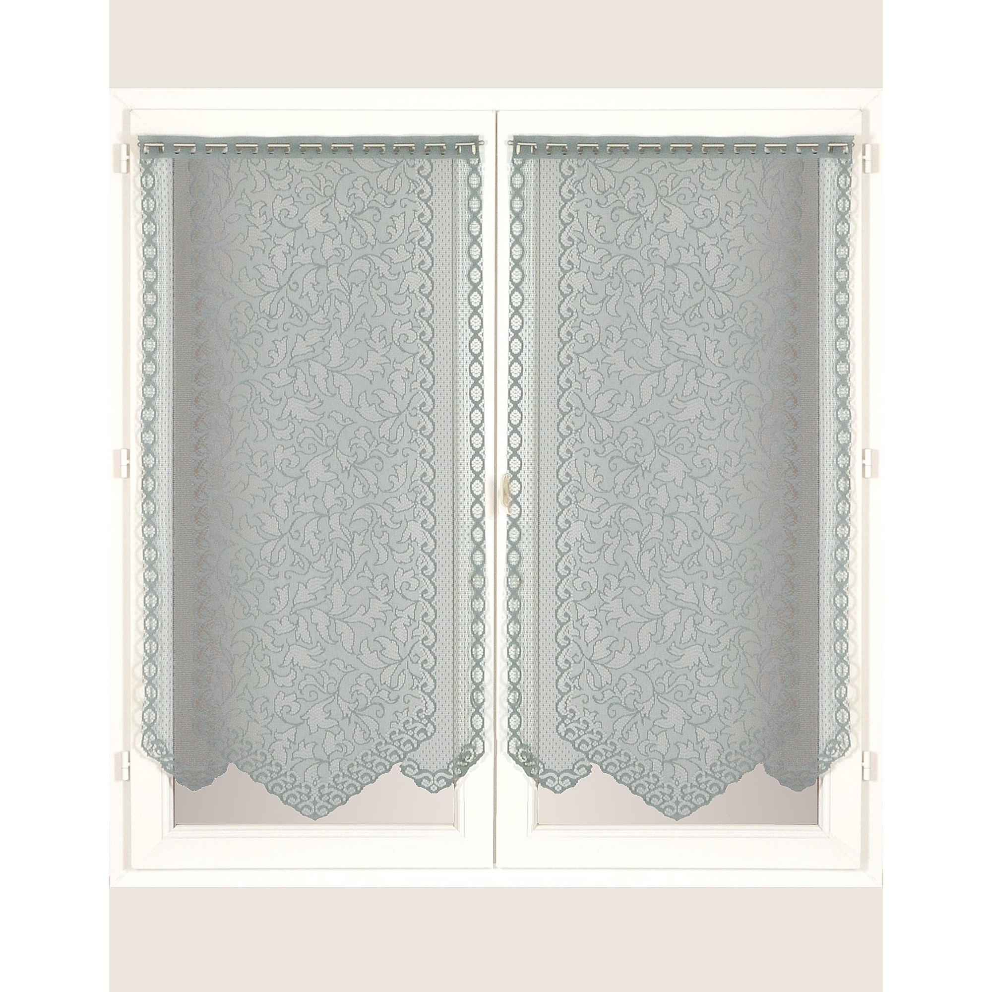 Vitrages Pointe Volutes - Paire - Blancheporte