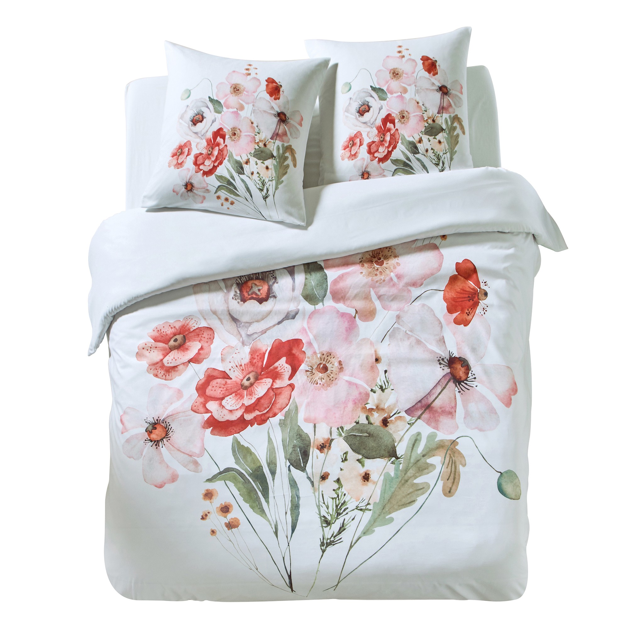 Parure De Lit Bouquet - En Microfibre - Blancheporte