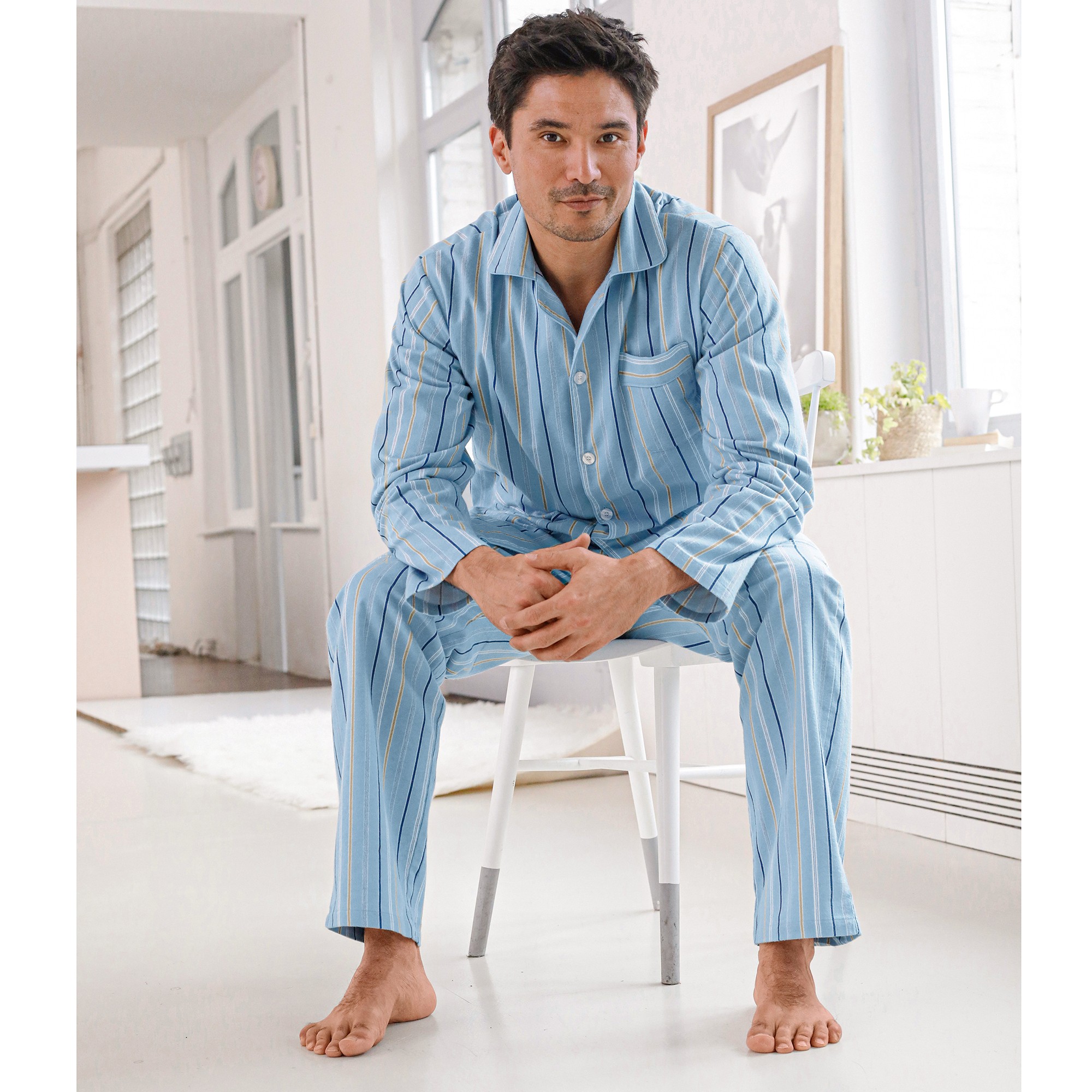 Pyjama shop homme flanelle