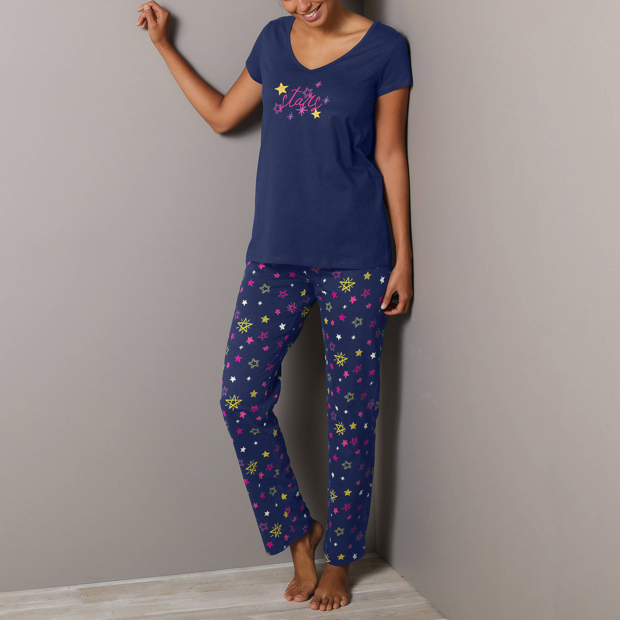 Pantalon de pyjama imprim toiles Estrella - coton - Blancheporte 20 €