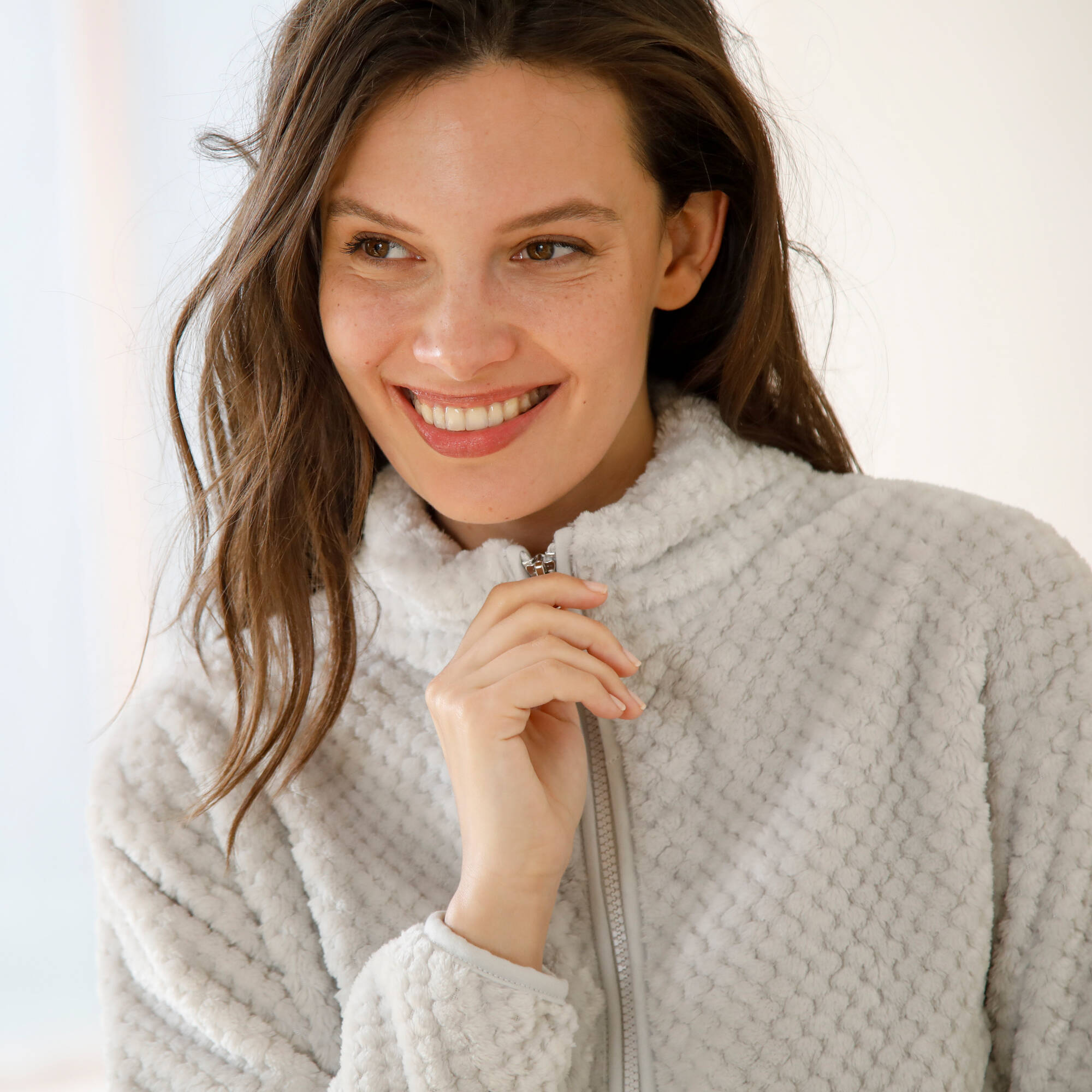 Veste dintrieur maille polaire zippe - Blancheporte 33$