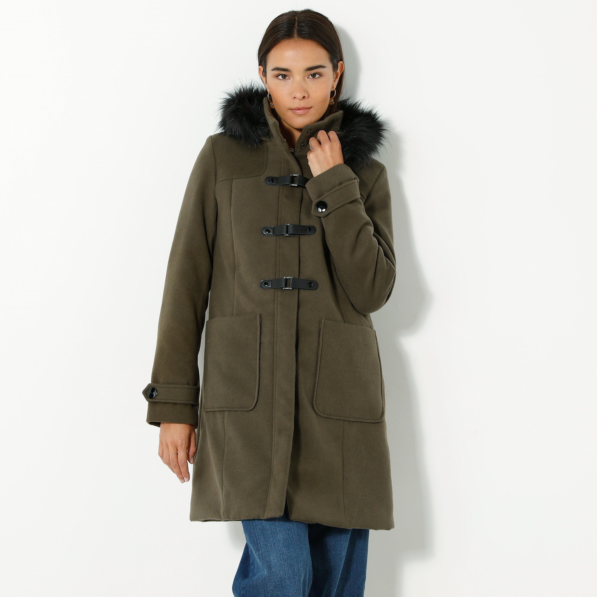 Duffle coat fourrure hotsell femme