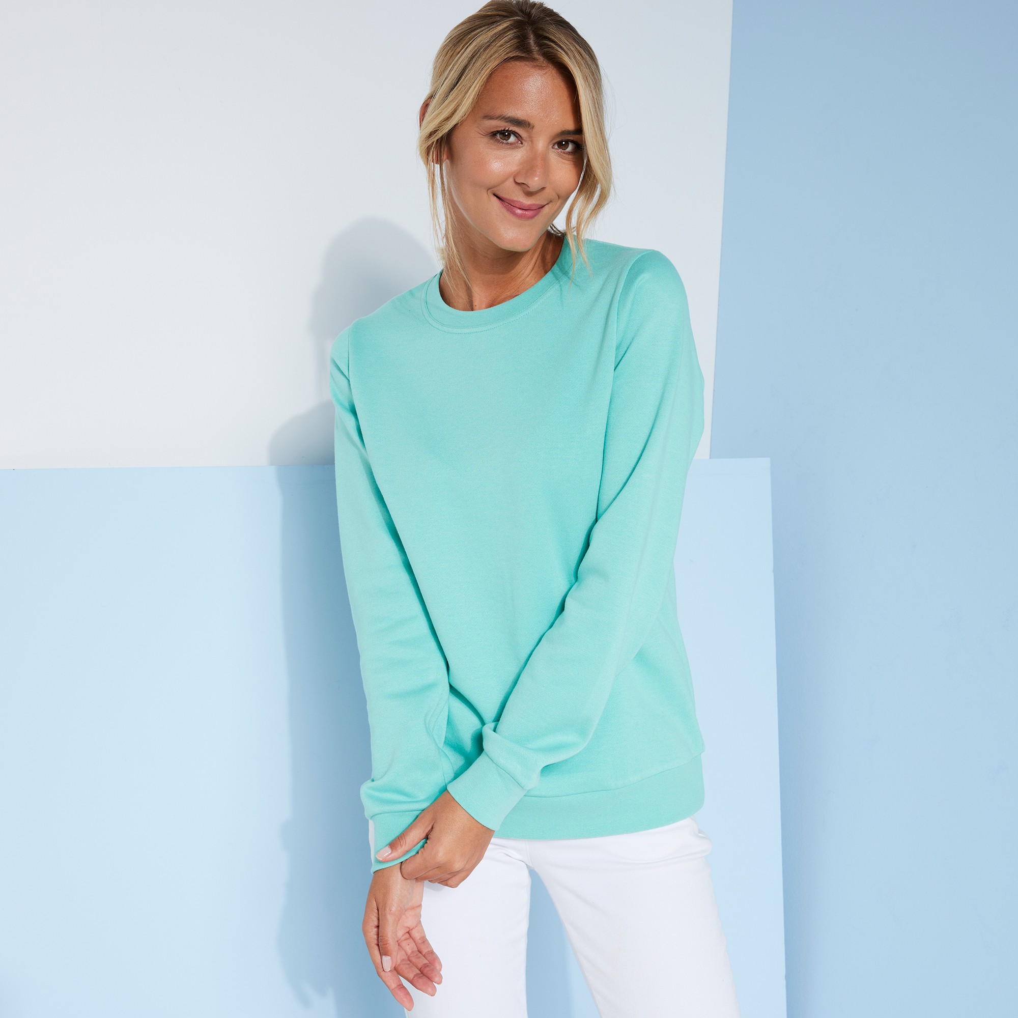 Sweat Molleton Uni - Blancheporte