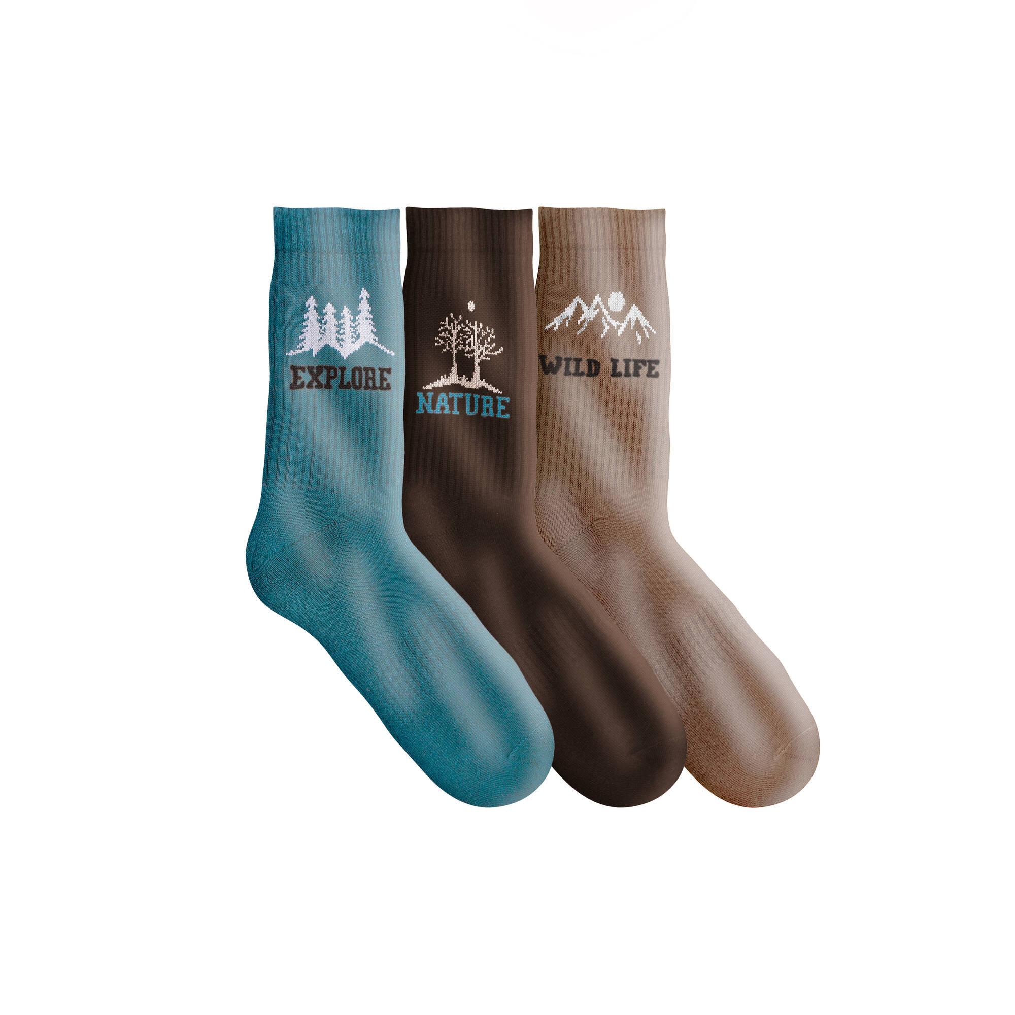 Chaussettes maille ctele jacquard - lot de 3 paires - Blancheporte 12$