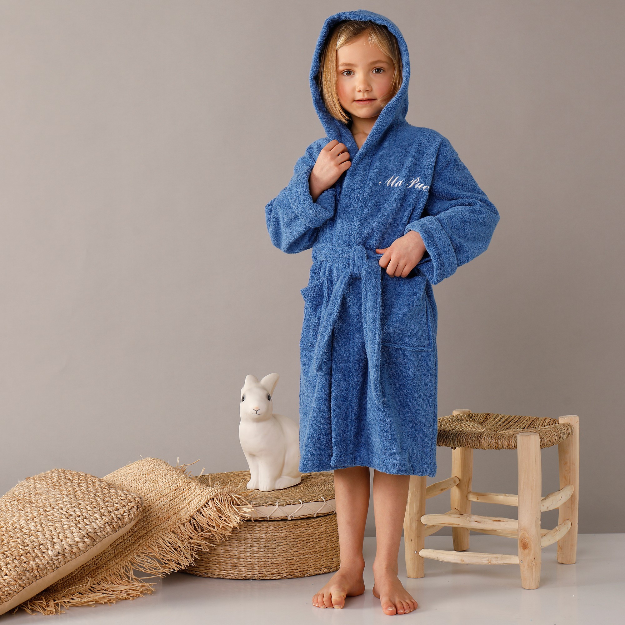 Peignoir enfant top éponge