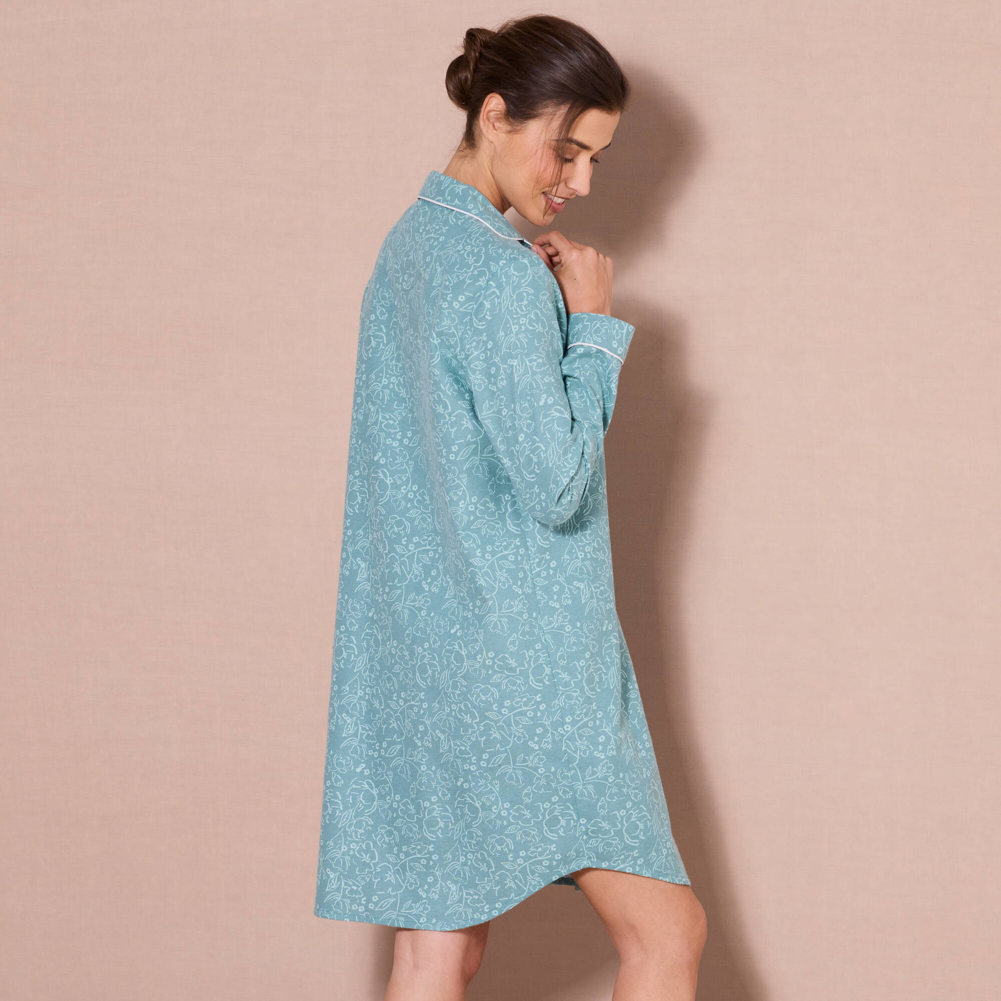 Blancheporte Chemise De Nuit Pilou Pilou Femme Chemise De Nuit En