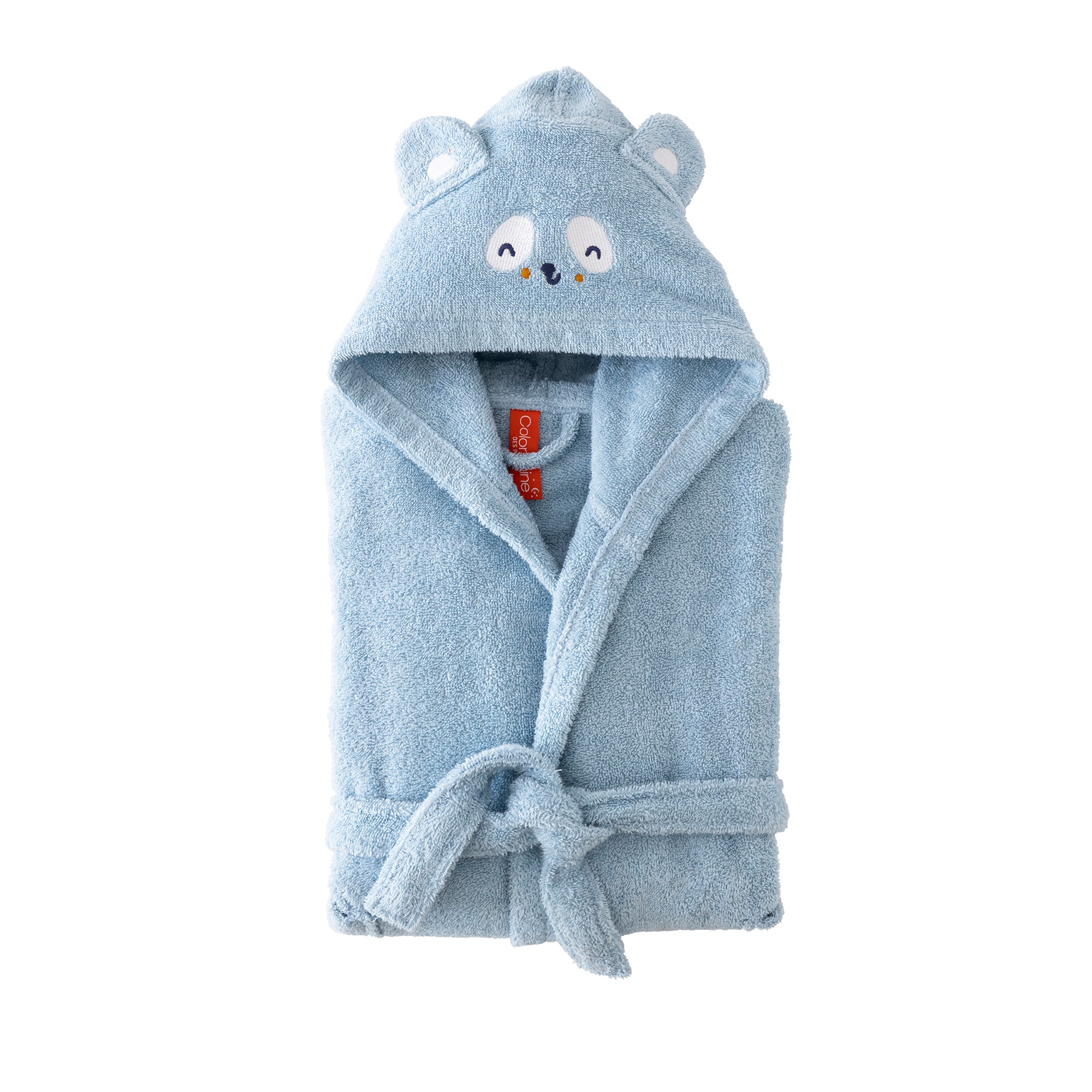 Peignoir de bain enfant panda capuche ponge coton 340 g m