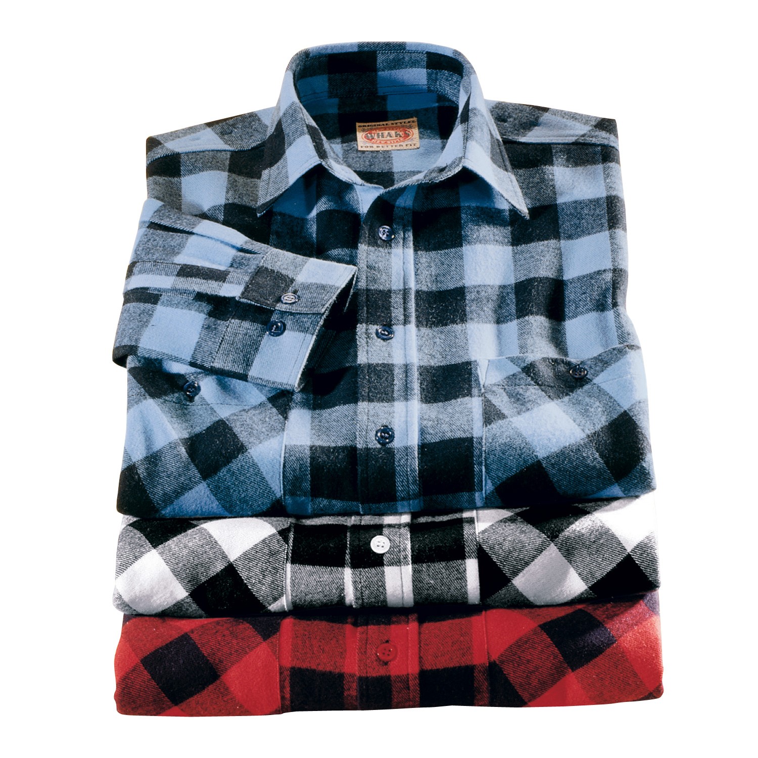 Chemise carreaux flanelle - lot de 3 | Blancheporte