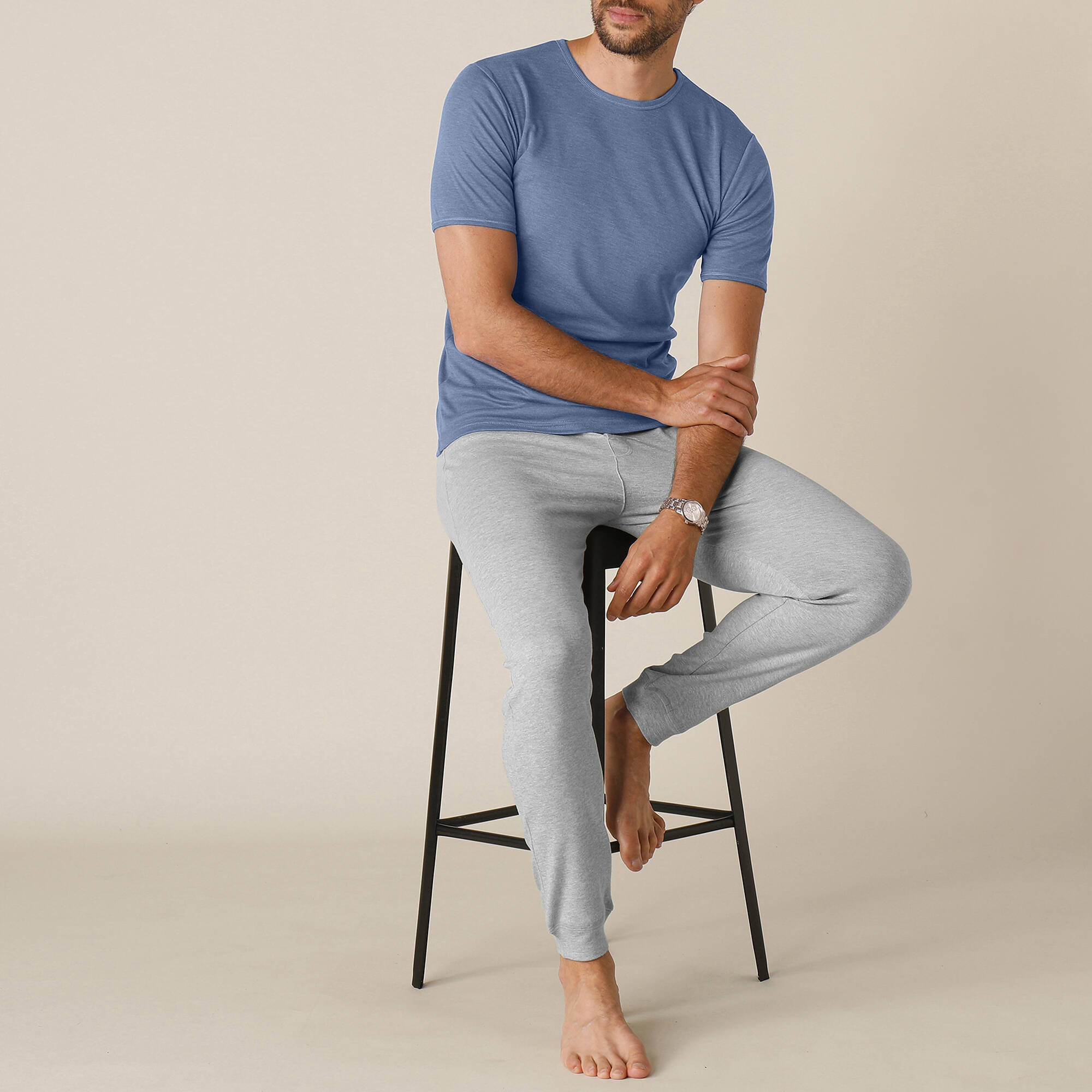T-shirt sous-vtement homme col montant manches longues chaleur intense - lot de 2 - Blancheporte 32$