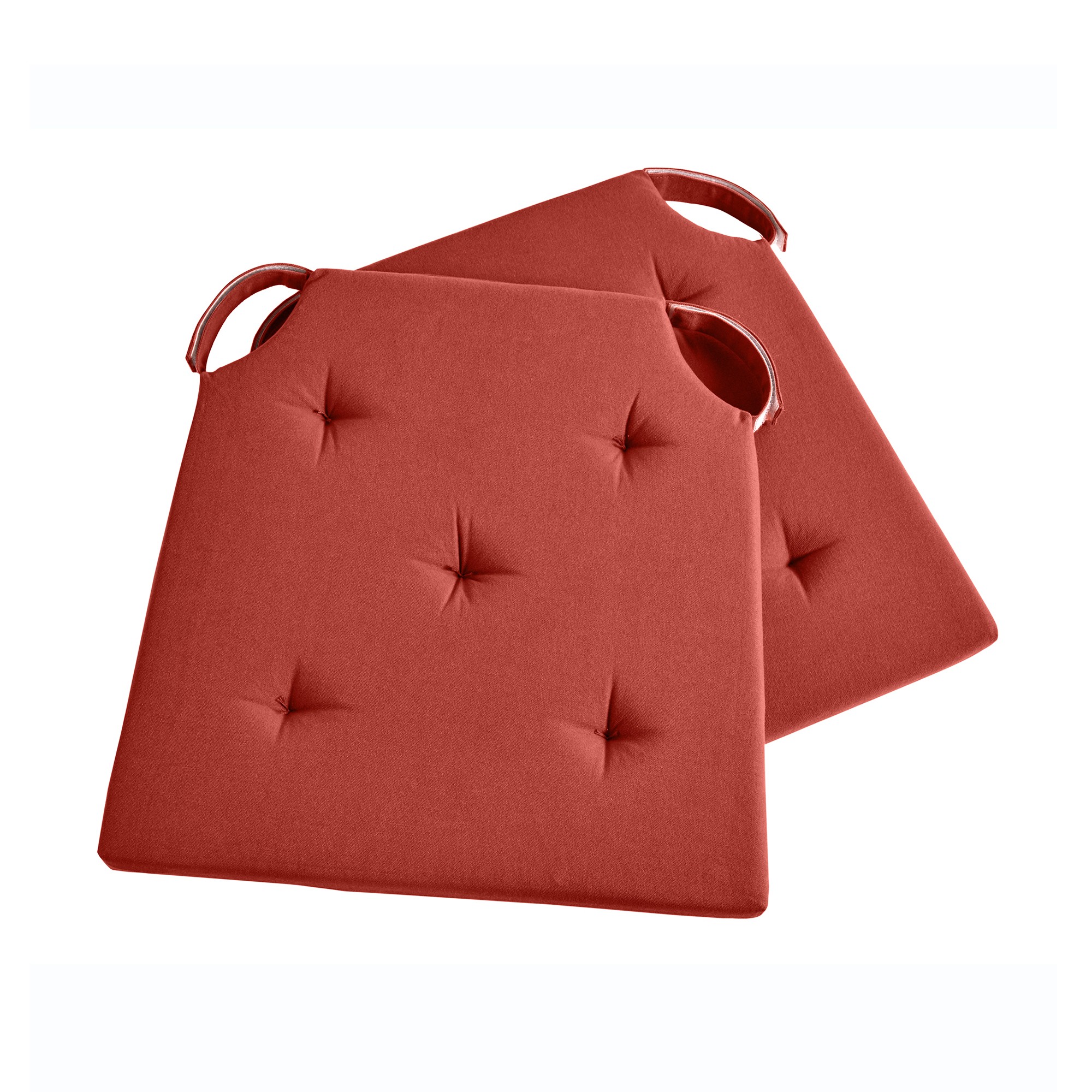 Galette De Chaise Unie Carrée Coton - Blancheporte