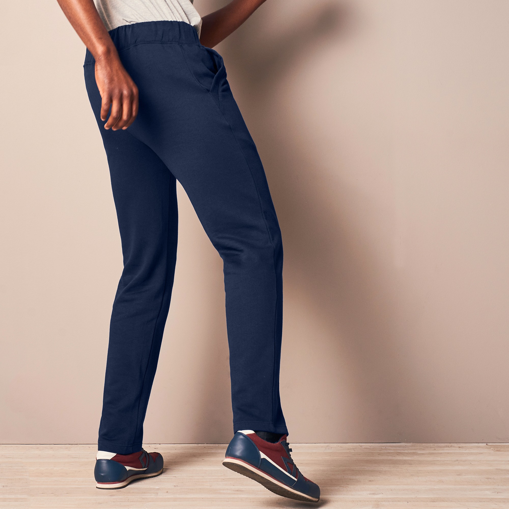 Pantalon jogging molleton bas droits