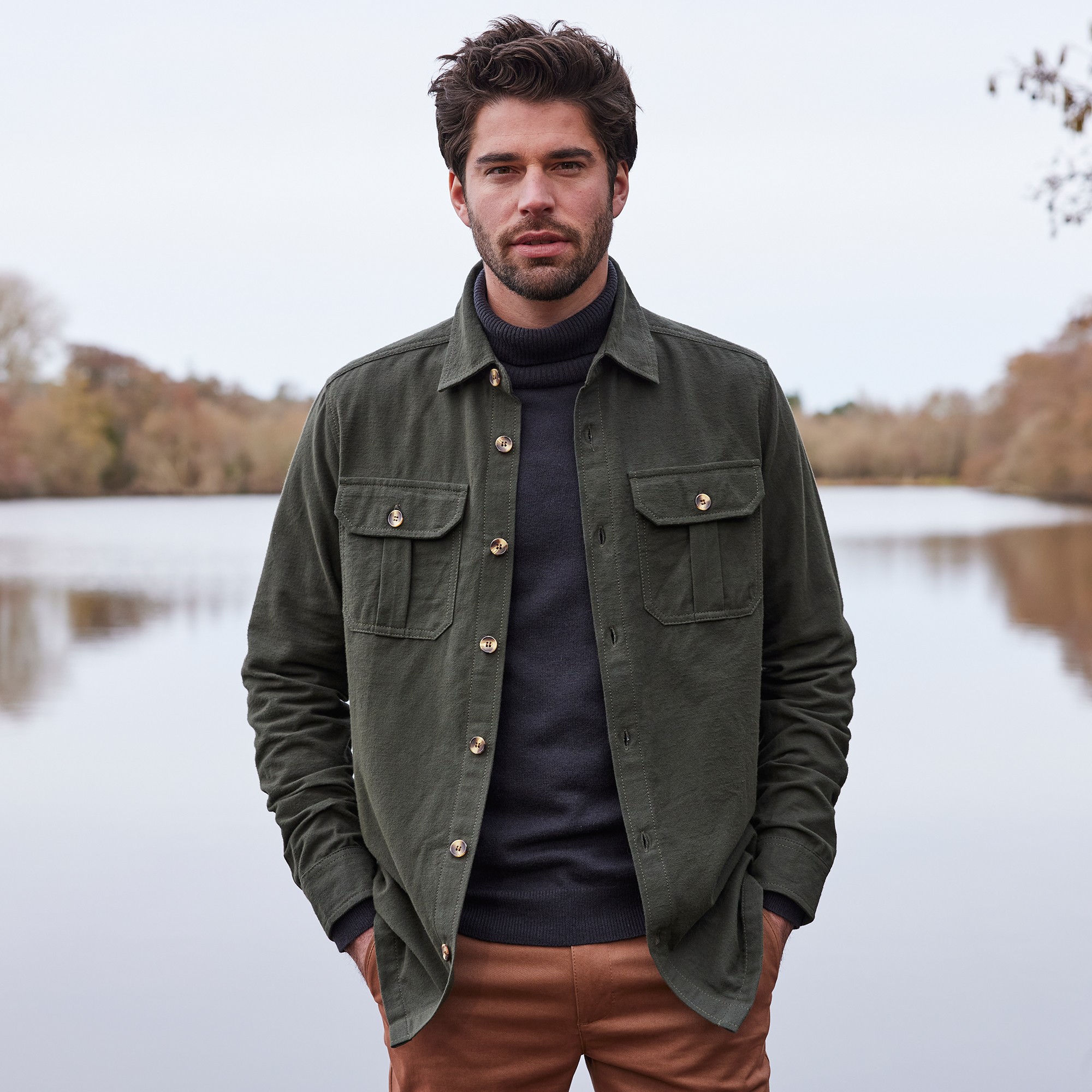 Surchemise En Flanelle Unie - Blancheporte