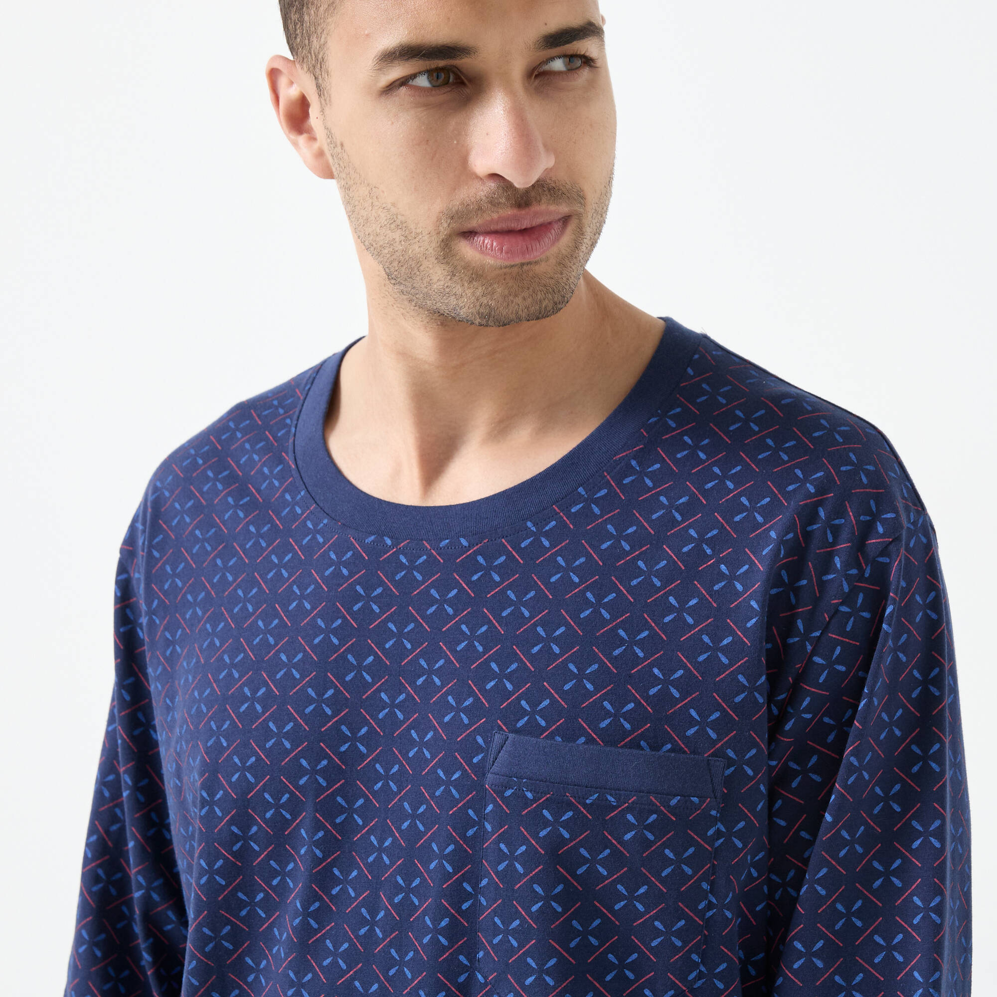 Chemise de nuit maille coton imprime - Blancheporte 28$