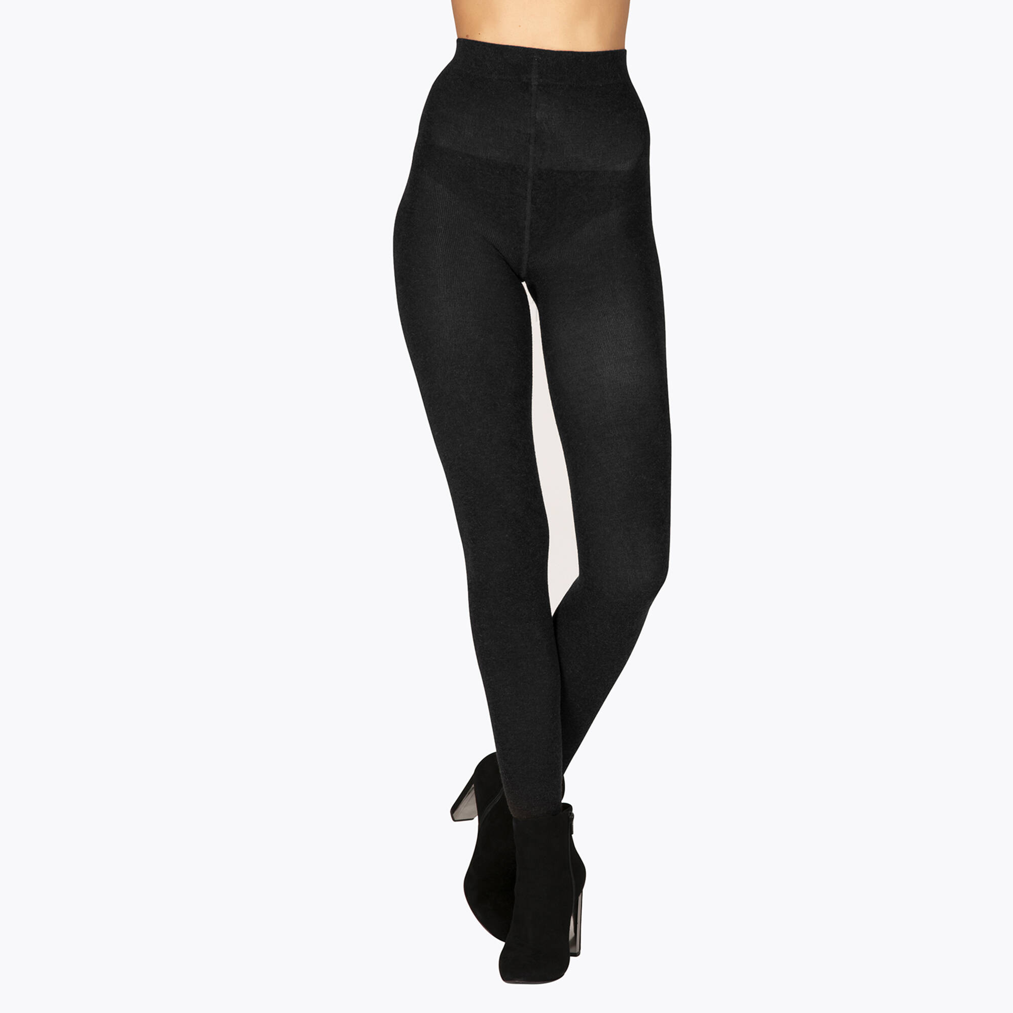 Collants opaques WELL laine et angora noir Blancheporte