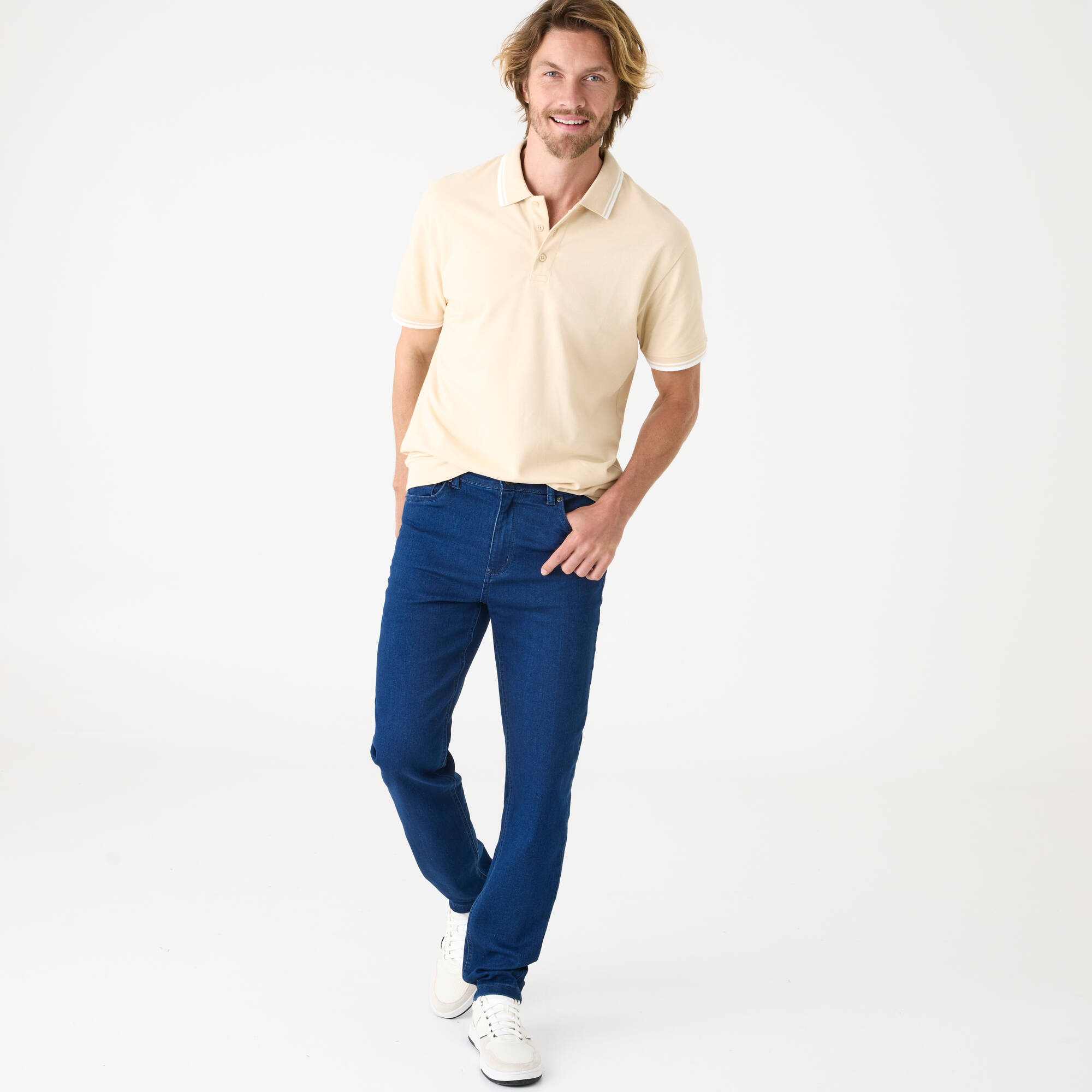 Polo maille pique confort manches courtes - Blancheporte 23$