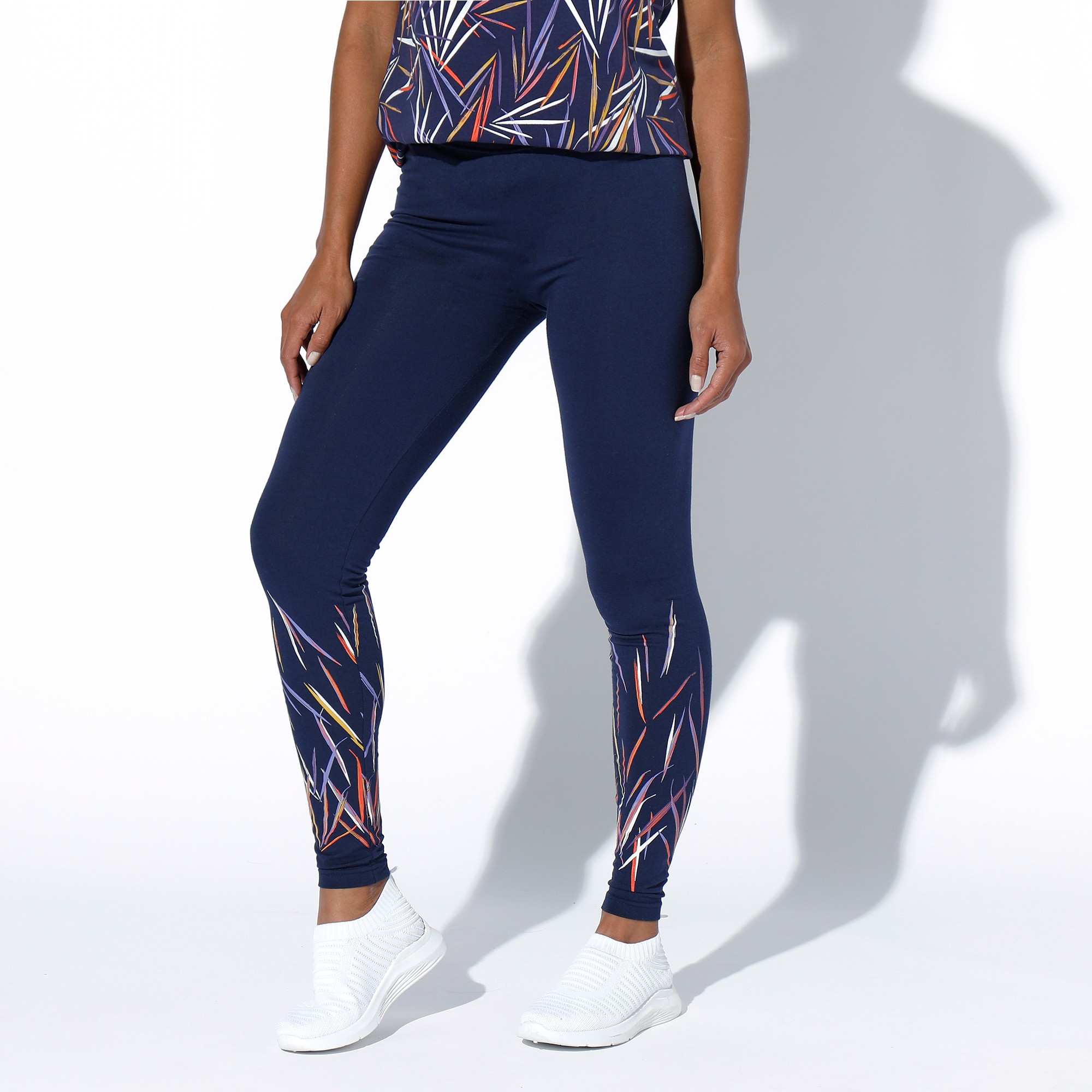 Legging Base Imprimée Graphique - Blancheporte