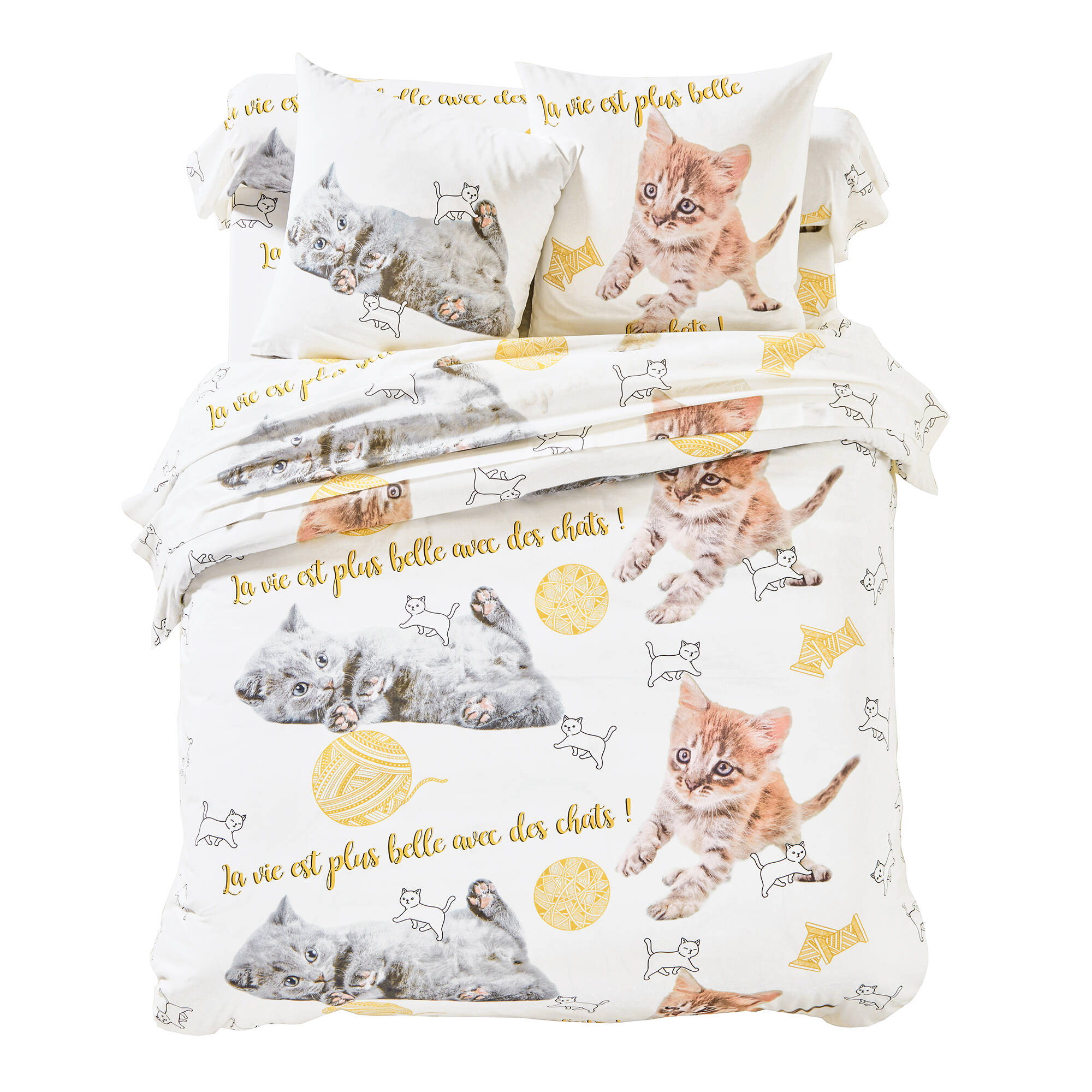 Linge de lit Mimie, coton - Blancheporte