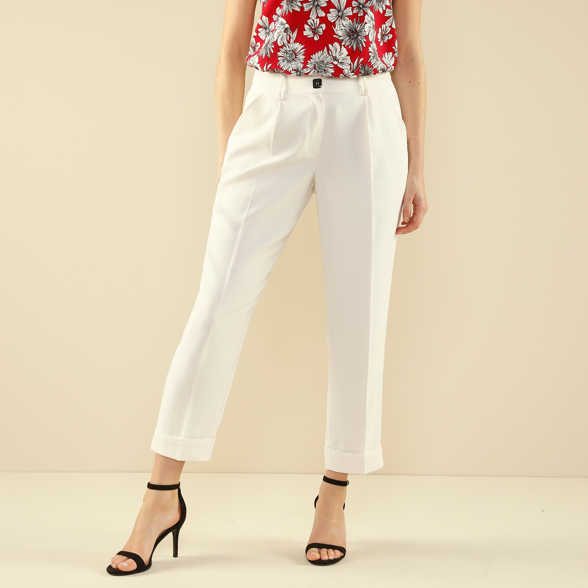 Pantalon 7/8ème Fuselé Fluide - Blancheporte