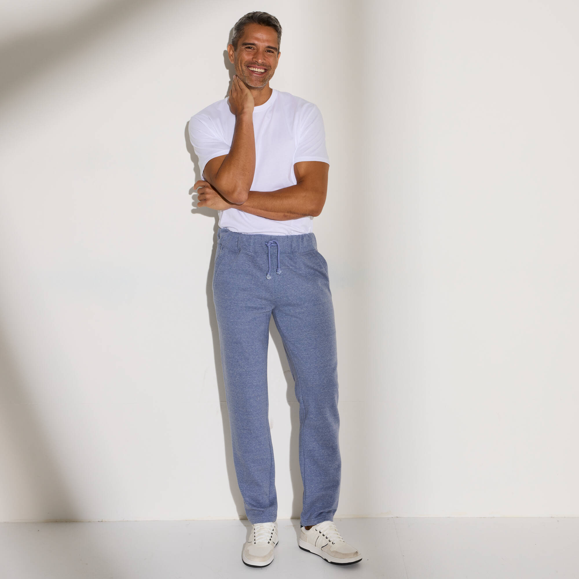 Pantalon jogging molleton bas droits - Blancheporte 25$