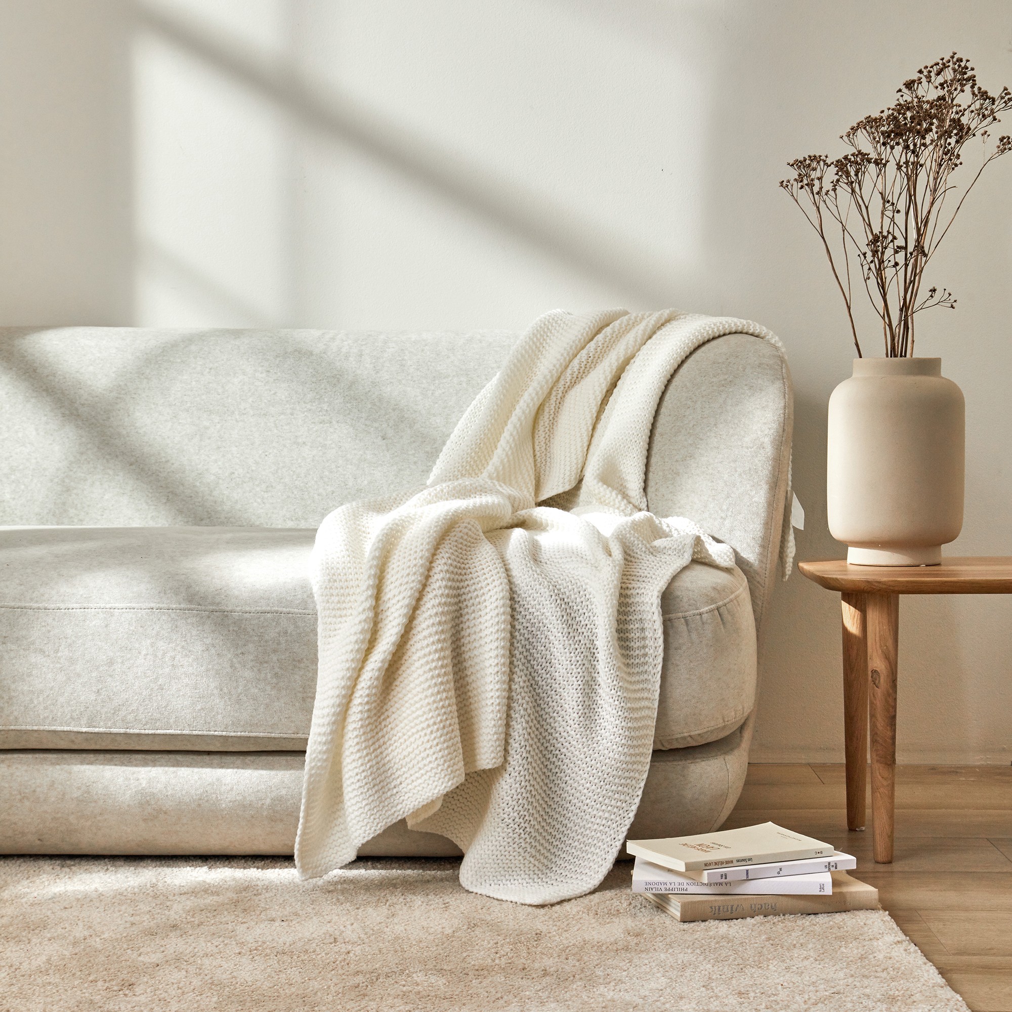 Plaid En Tricot - Blancheporte