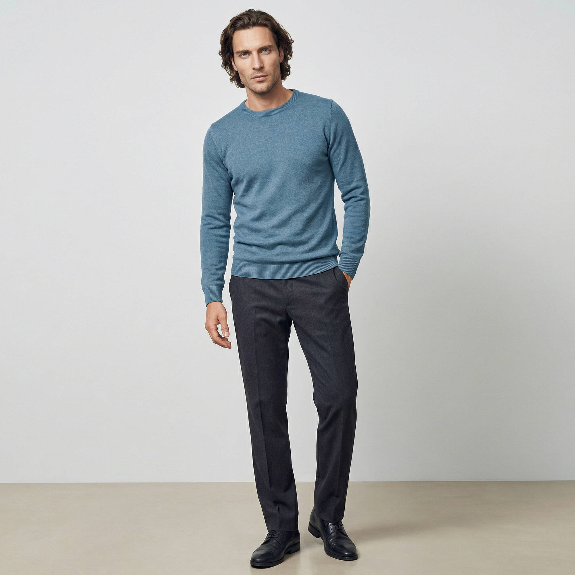 Pull uni col rond - Blancheporte 30$