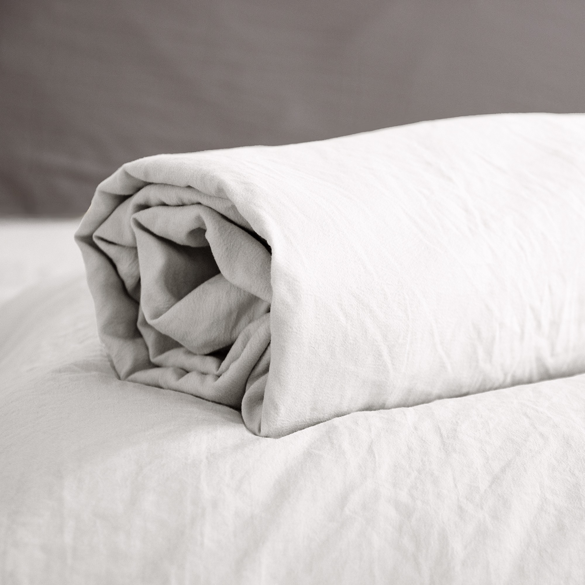 Drap-housse Uni Microfibre Lavée Bonnet 28 Cm - Blancheporte