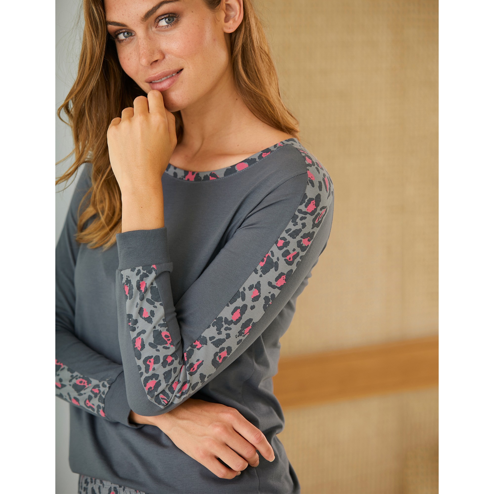 Pyjama Imprimé Léopard - Blancheporte