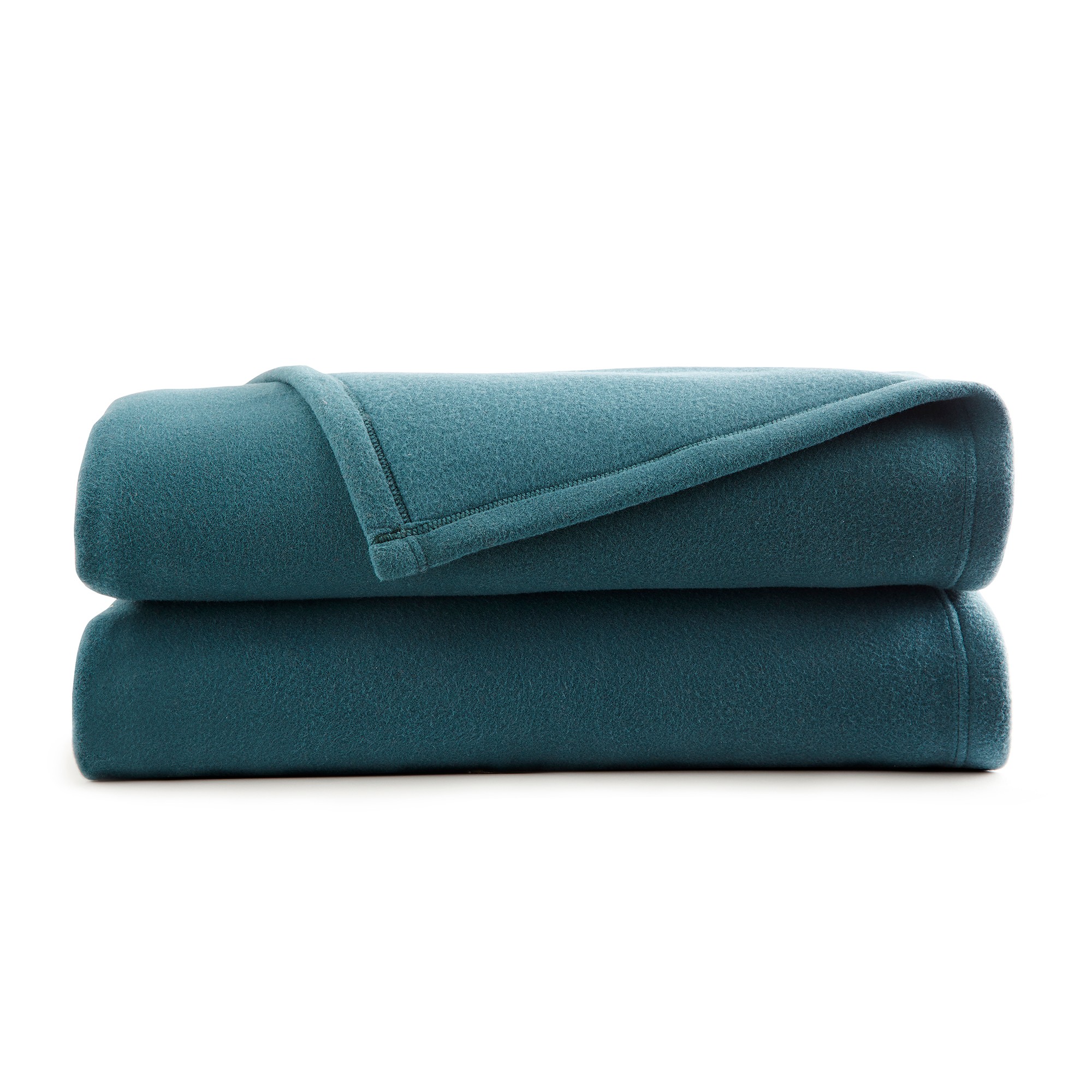 Couverture polaire Thermotec® 350g/m2 - Couverture 2 Personnes : 220x240 Cm - Bleu - Ourson