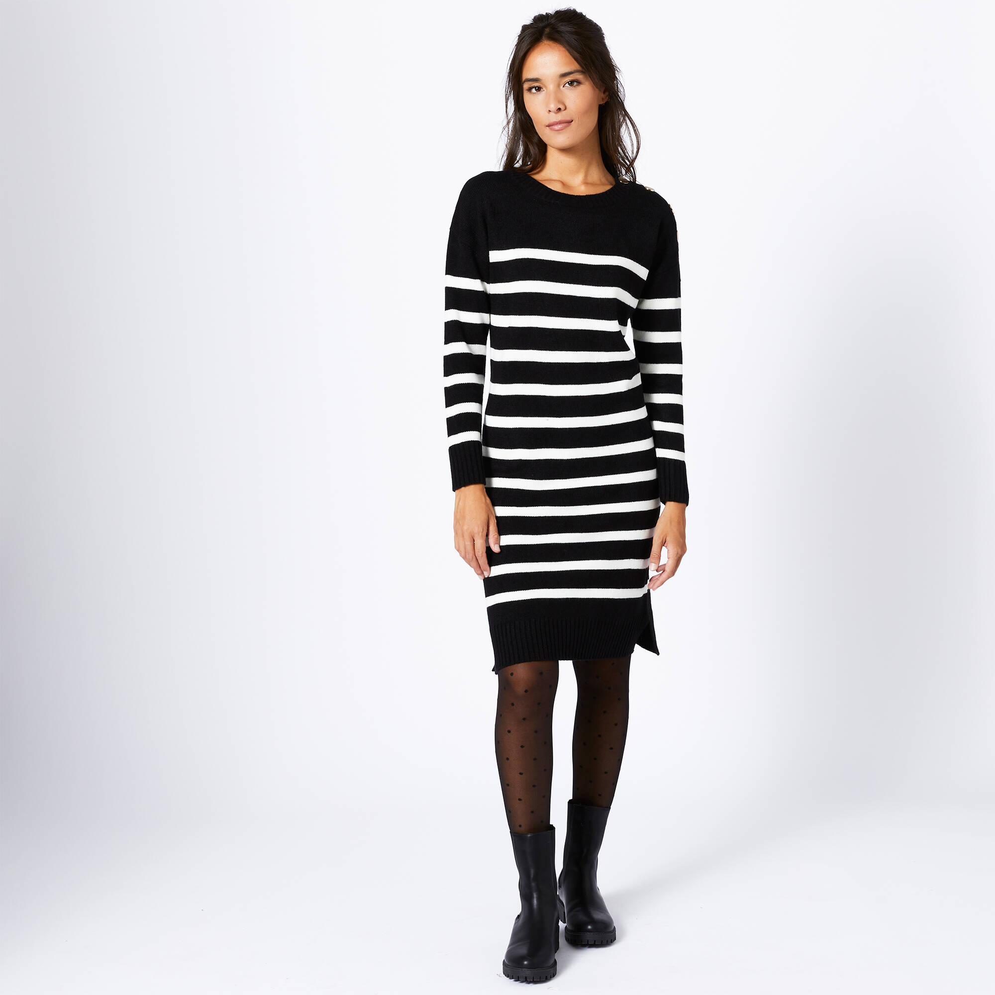 Robe pull marinière discount