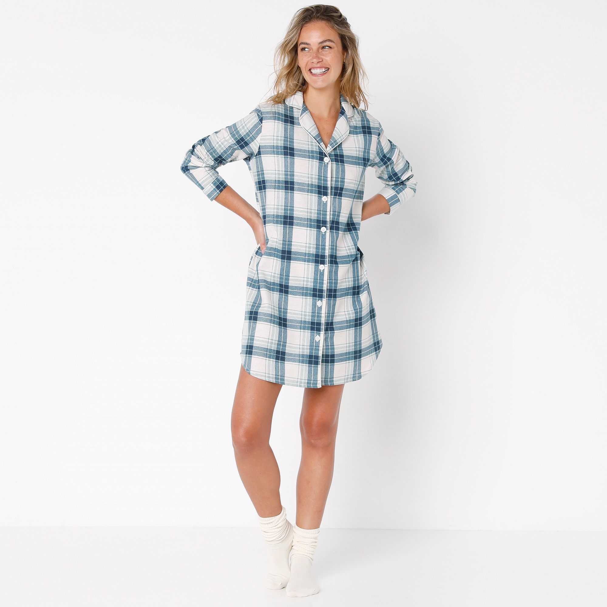 Chemise de nuit top pilou