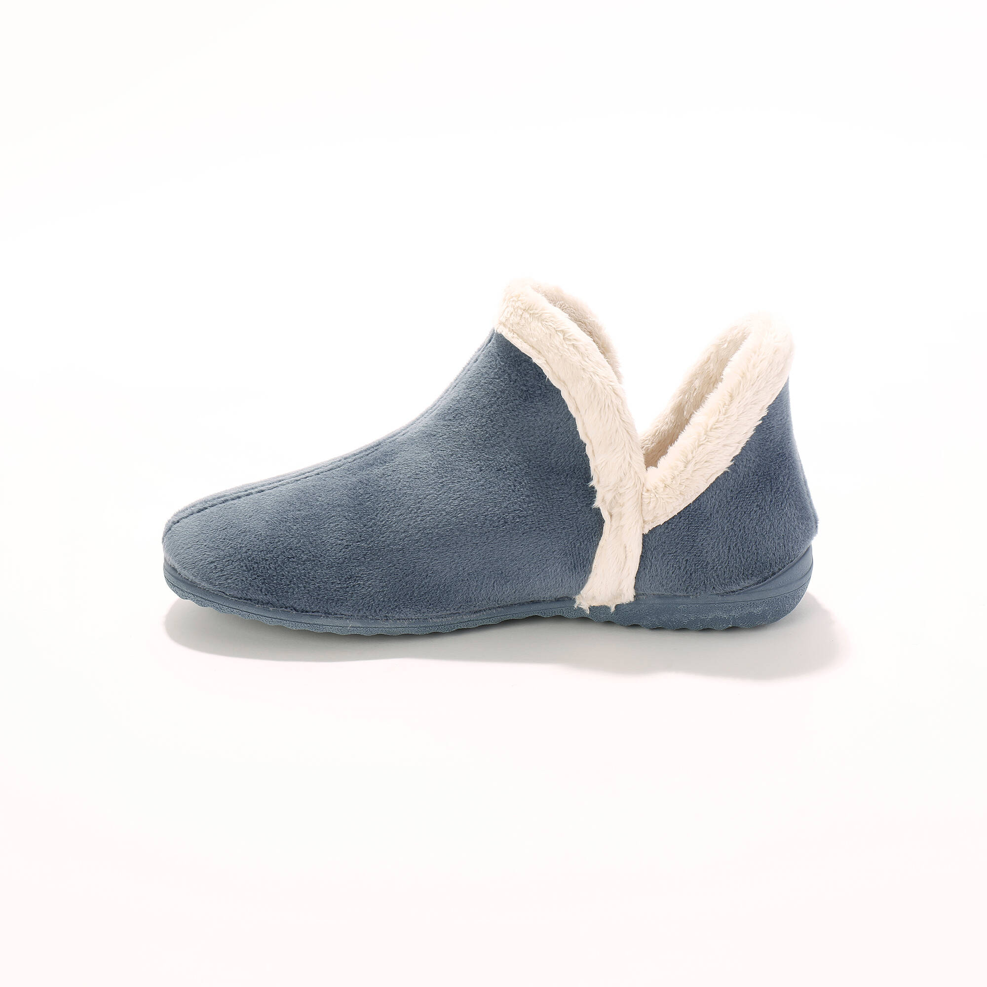 Chaussons bottillons en velours - intrieur fourr toucher peluche - Blancheporte 28$