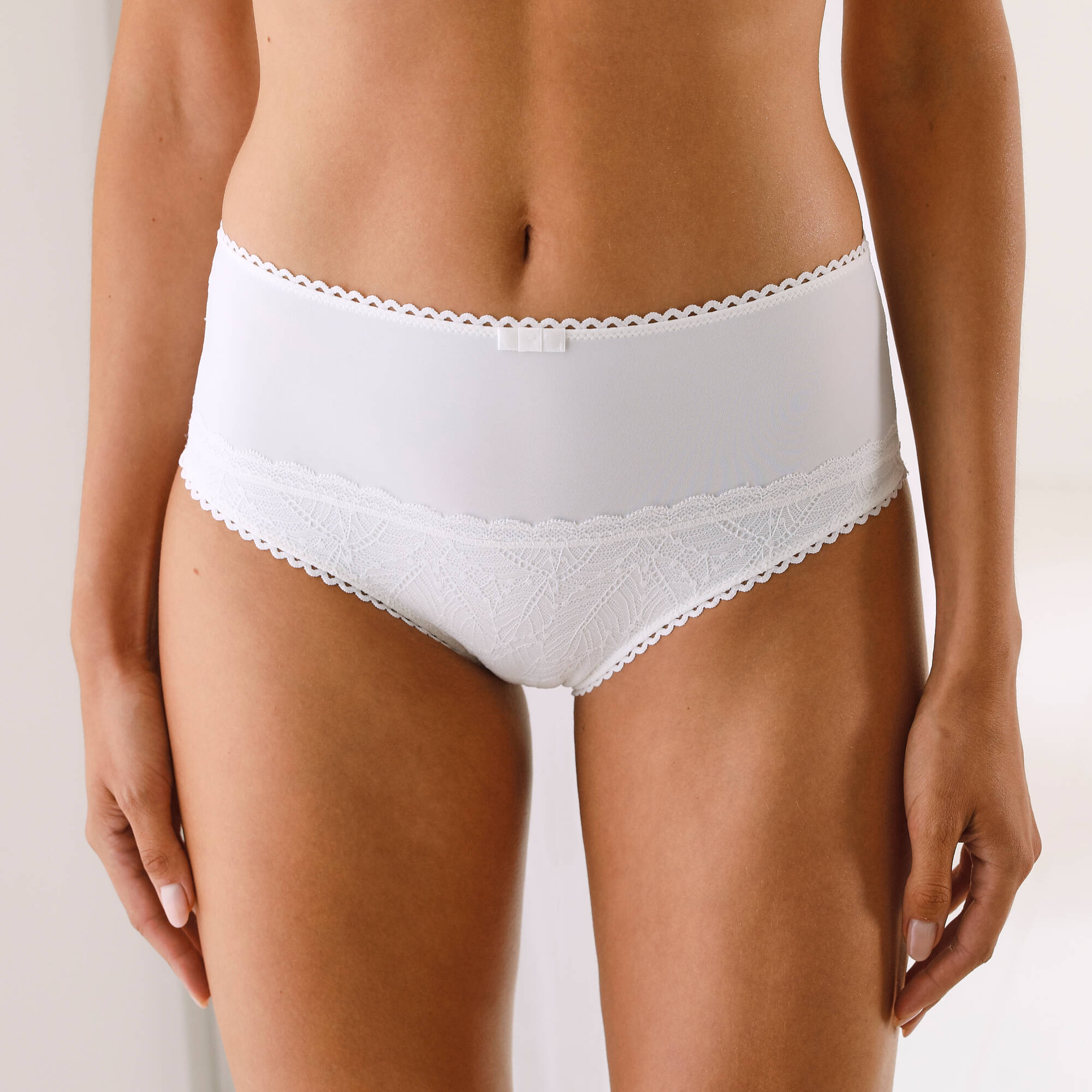 Culotte Taille Haute Lot Slip Femme Microfibre Culotte Haute Femme