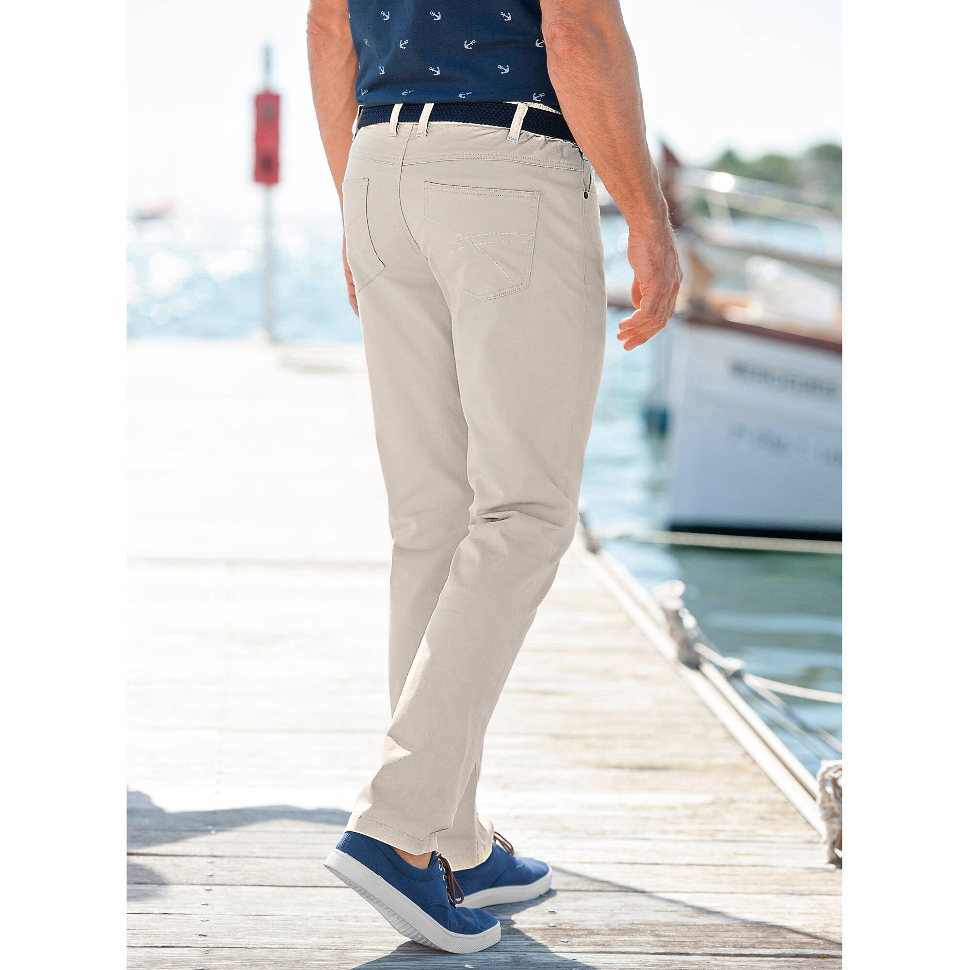 Pantalon droit 5 poches lastiqu cts - L28 - Blancheporte 38 €