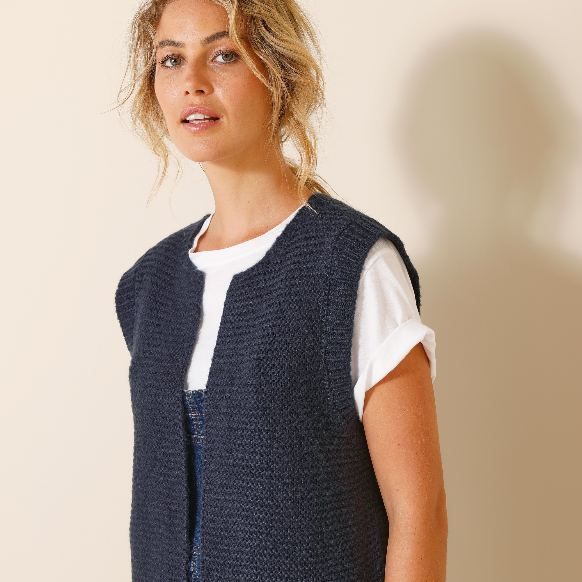 Gilet 2025 blanche porte