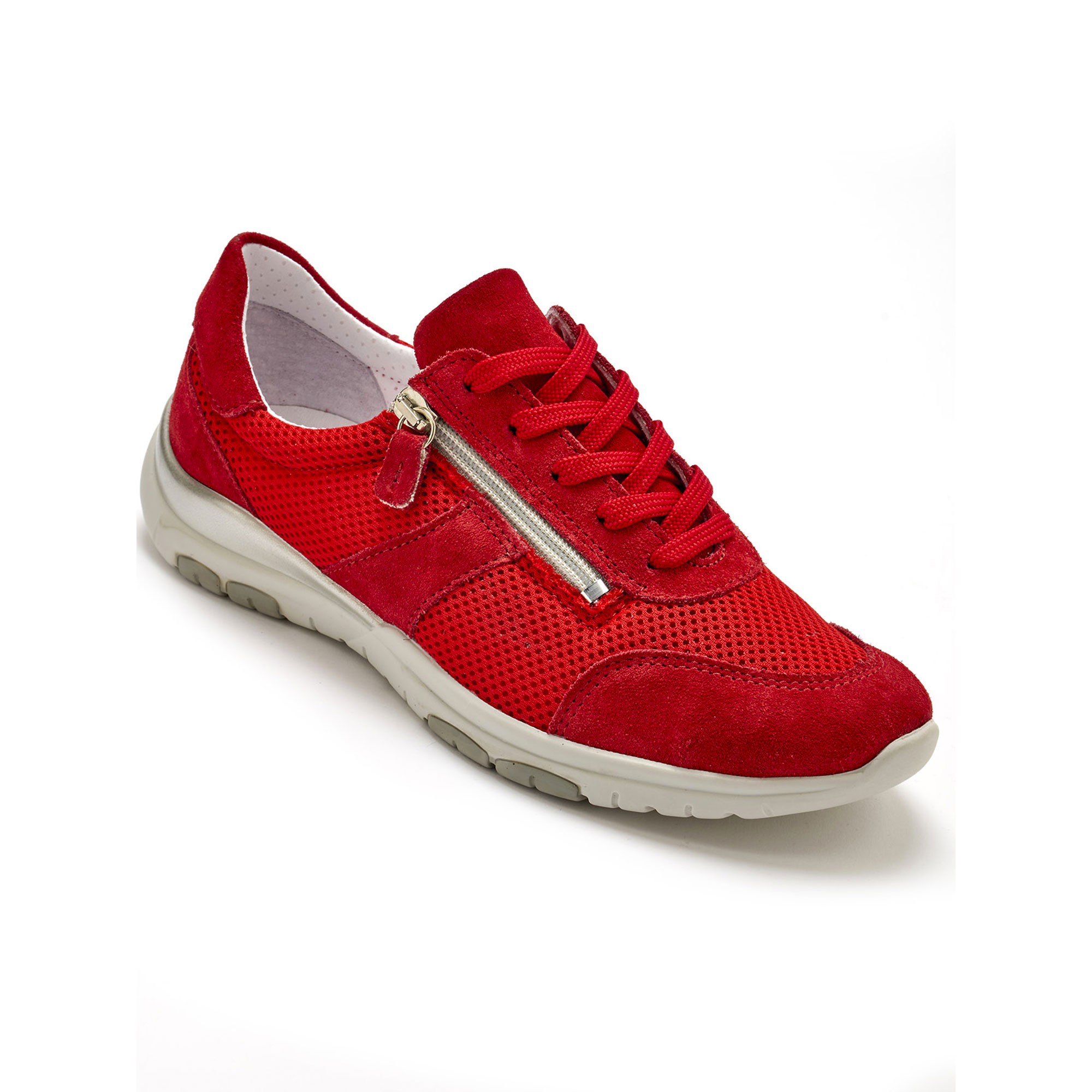 Baskets à lacets randonnée - 41 - Rouge - Pédiconfort