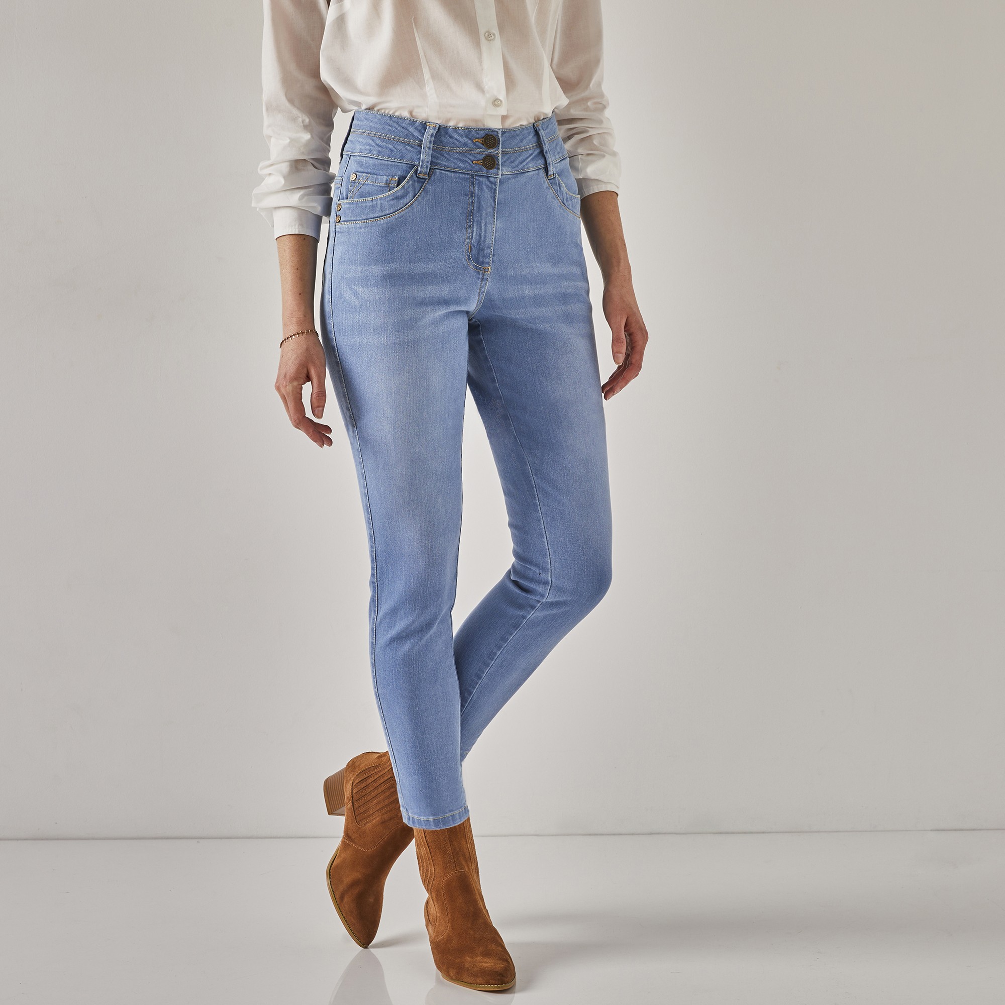 Jean 7/8ème Fuselé Stretch - Blancheporte