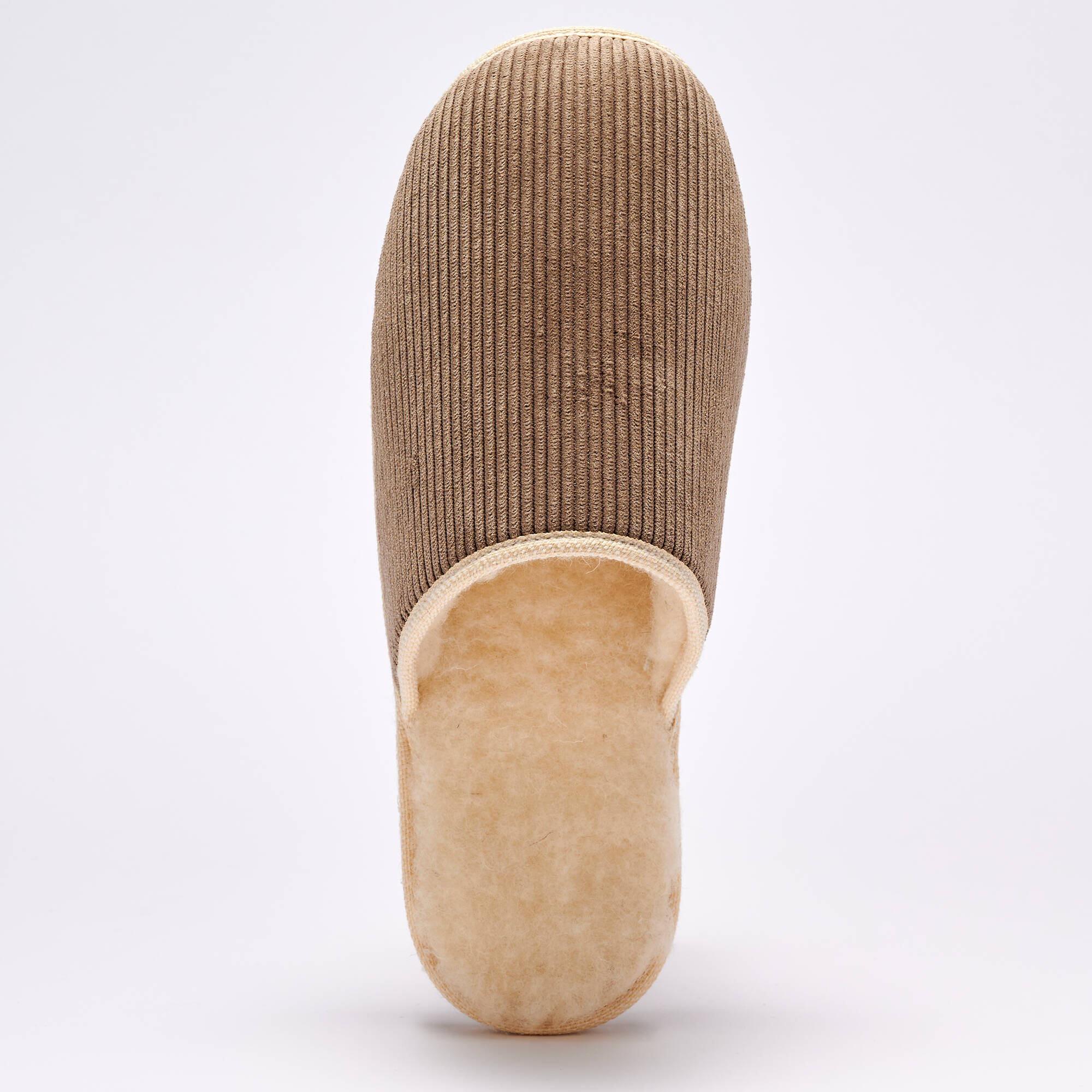 Mules silencieuses velours fourres laine - Blancheporte 40$