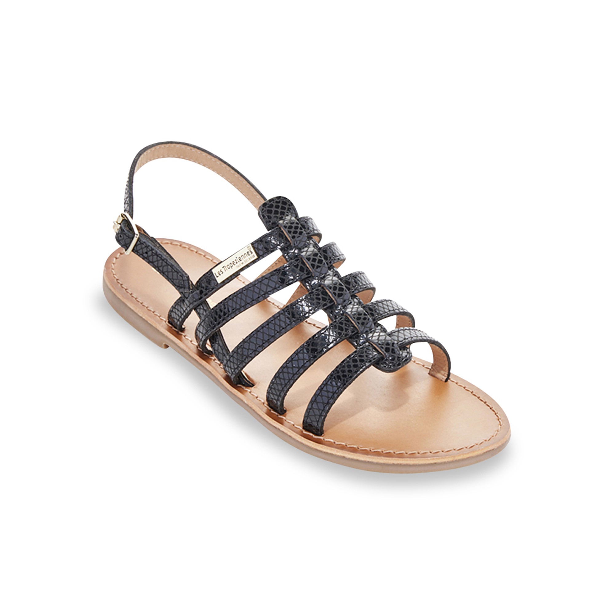 Sandales Plates En Cuir Hikano - Les Tropéziennes par M Belarbi